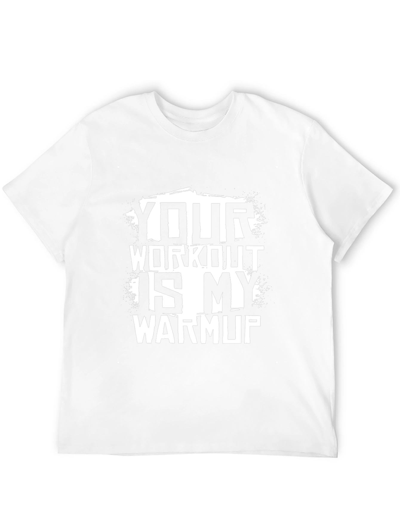Black Workout Warmup Graphic Tee - Black Cotton Shirt view 12