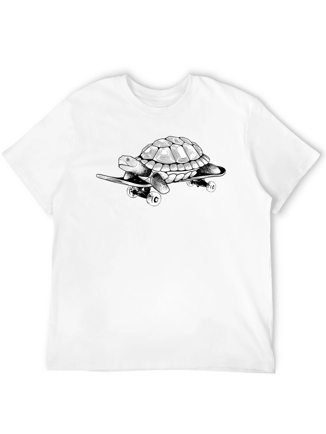 Black Turtle Skateboard T-Shirt view 12