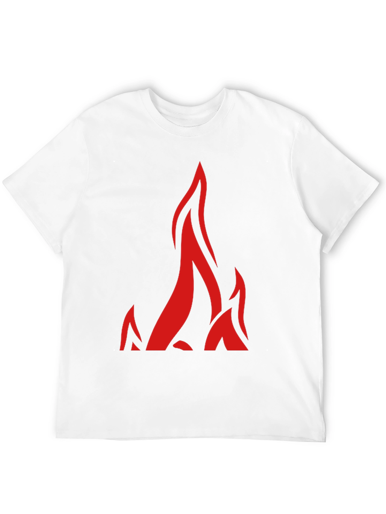 Black Flame Graphic Black T-Shirt view 12