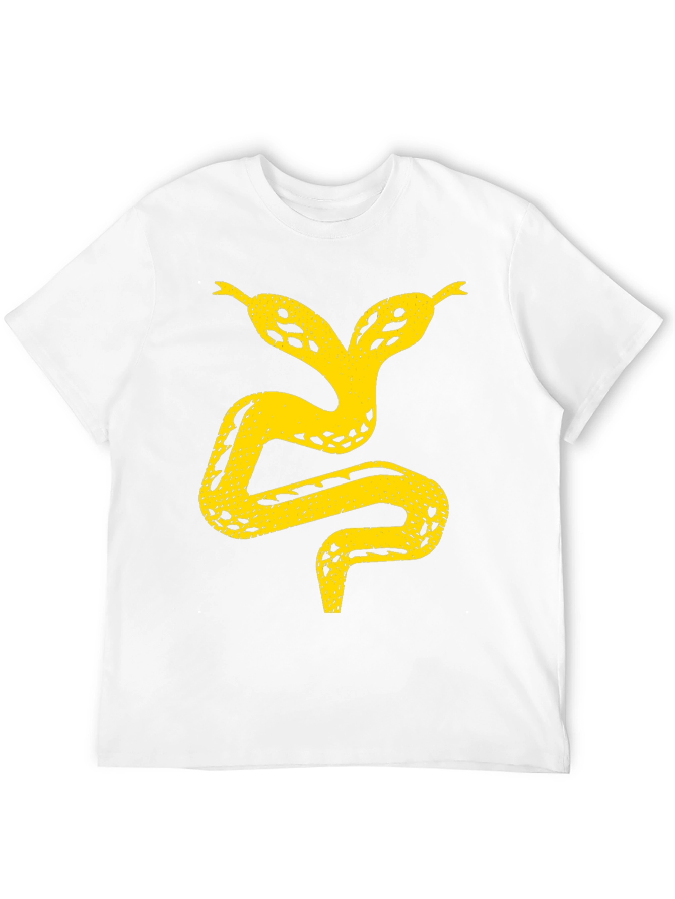 Black Two-Headed Snake Graphic Tee - Black view 12