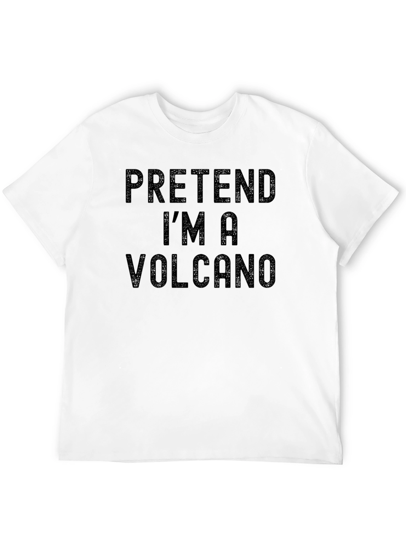 Black Pretend I'm A Volcano Graphic Tee view 12