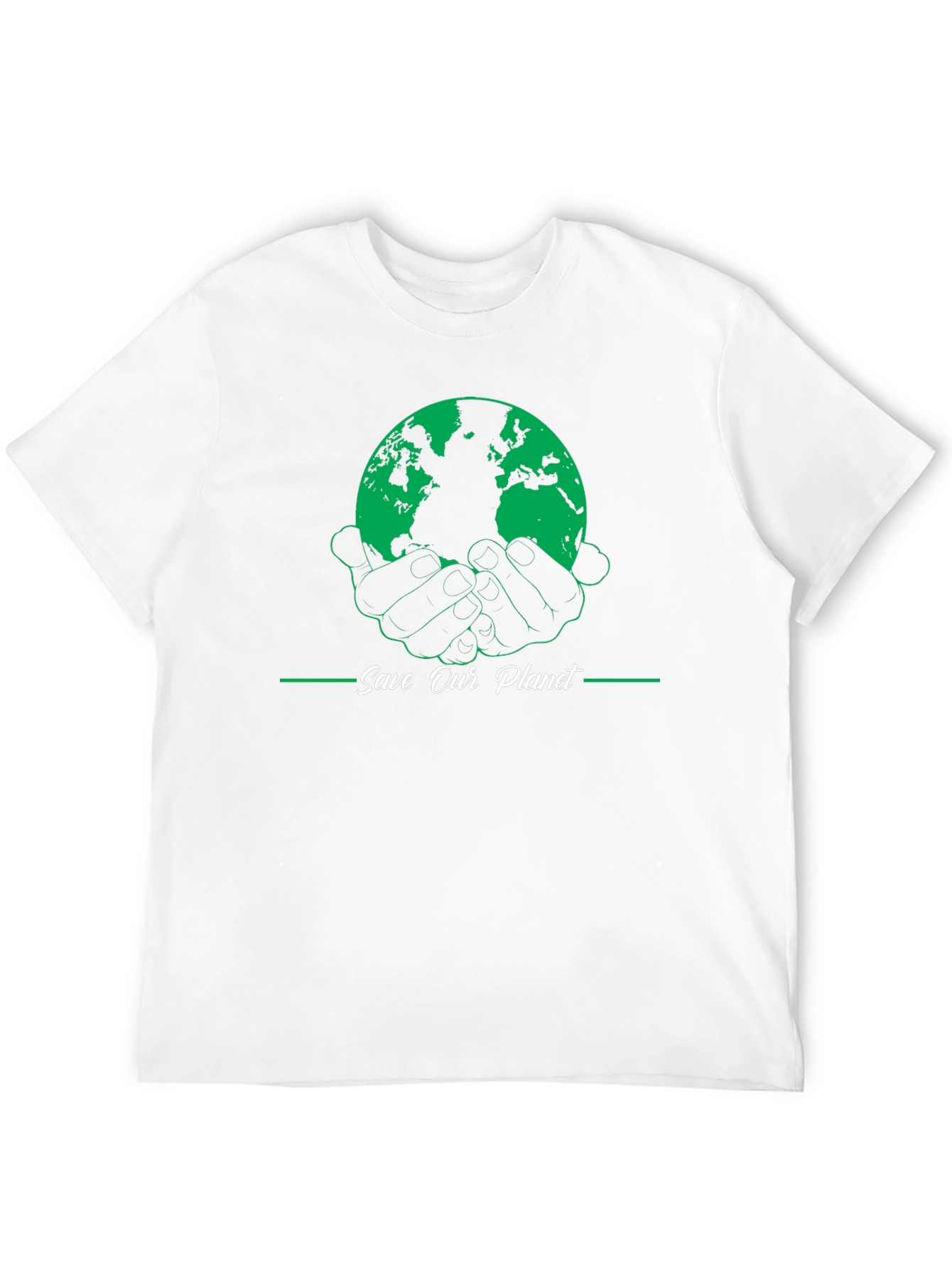 Black Save Our Planet Graphic T-Shirt view 12