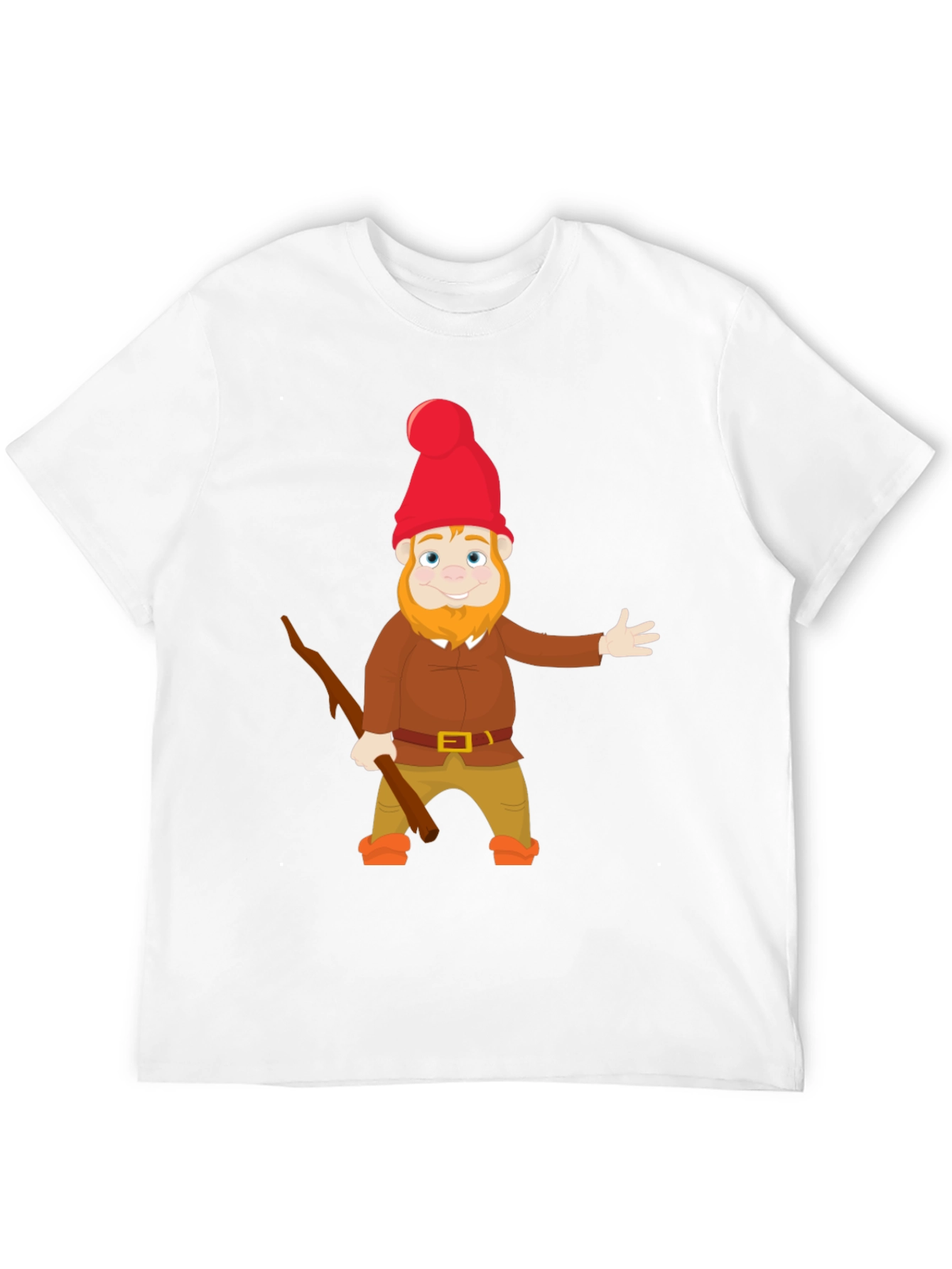 Black Gnome Graphic T-Shirt - Whimsical Cartoon Design view 12