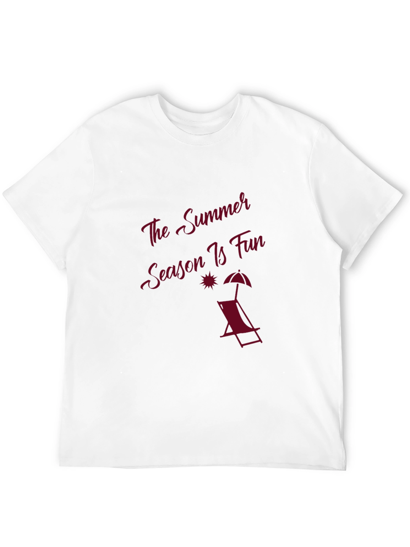 Black Summer Season Fun Graphic T-Shirt - Comfortable Everyday Wear view 12