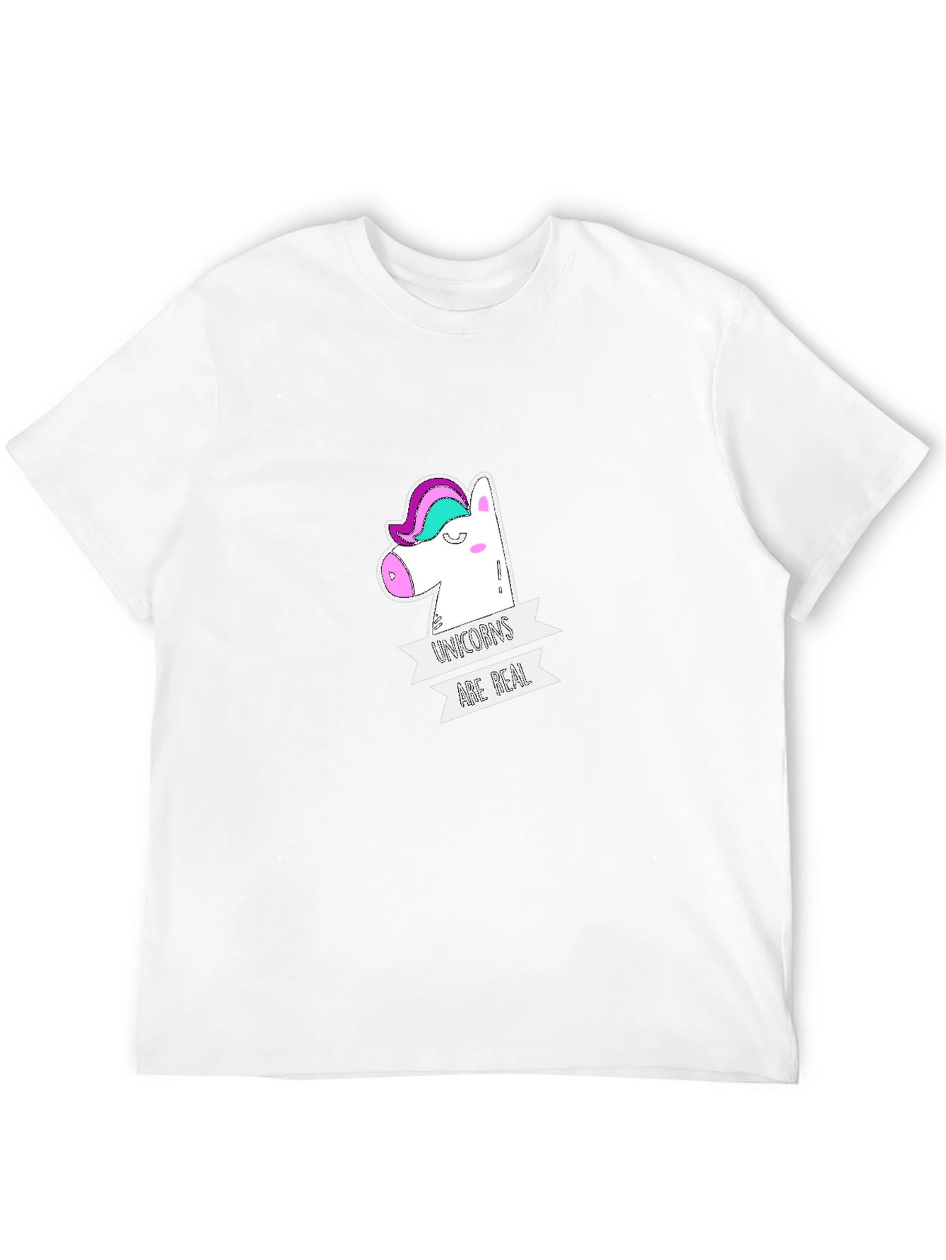 Black Unicorns Are Real Graphic Tee - Black view 12