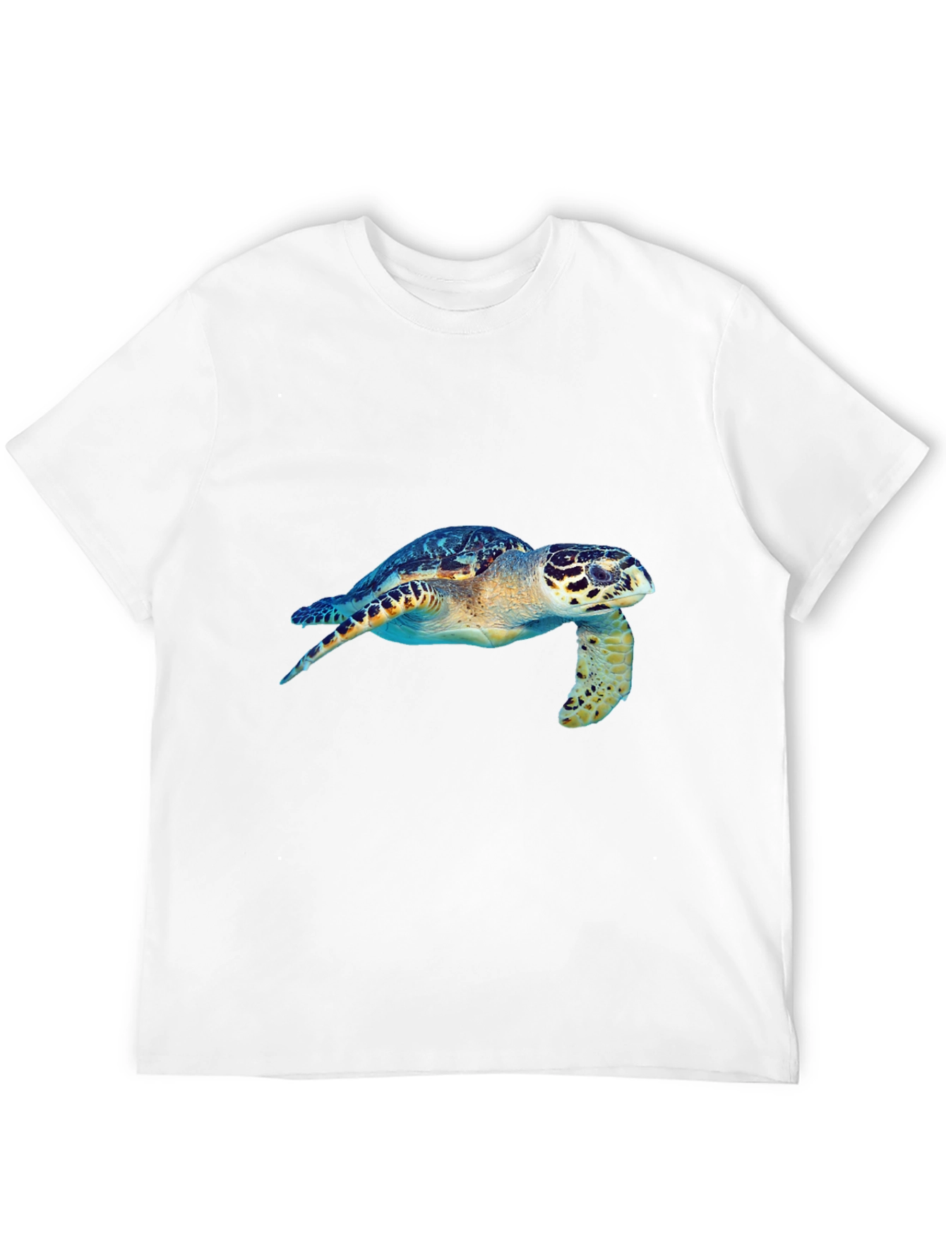 Black Sea Turtle Graphic Tee - Black Cotton Blend view 12