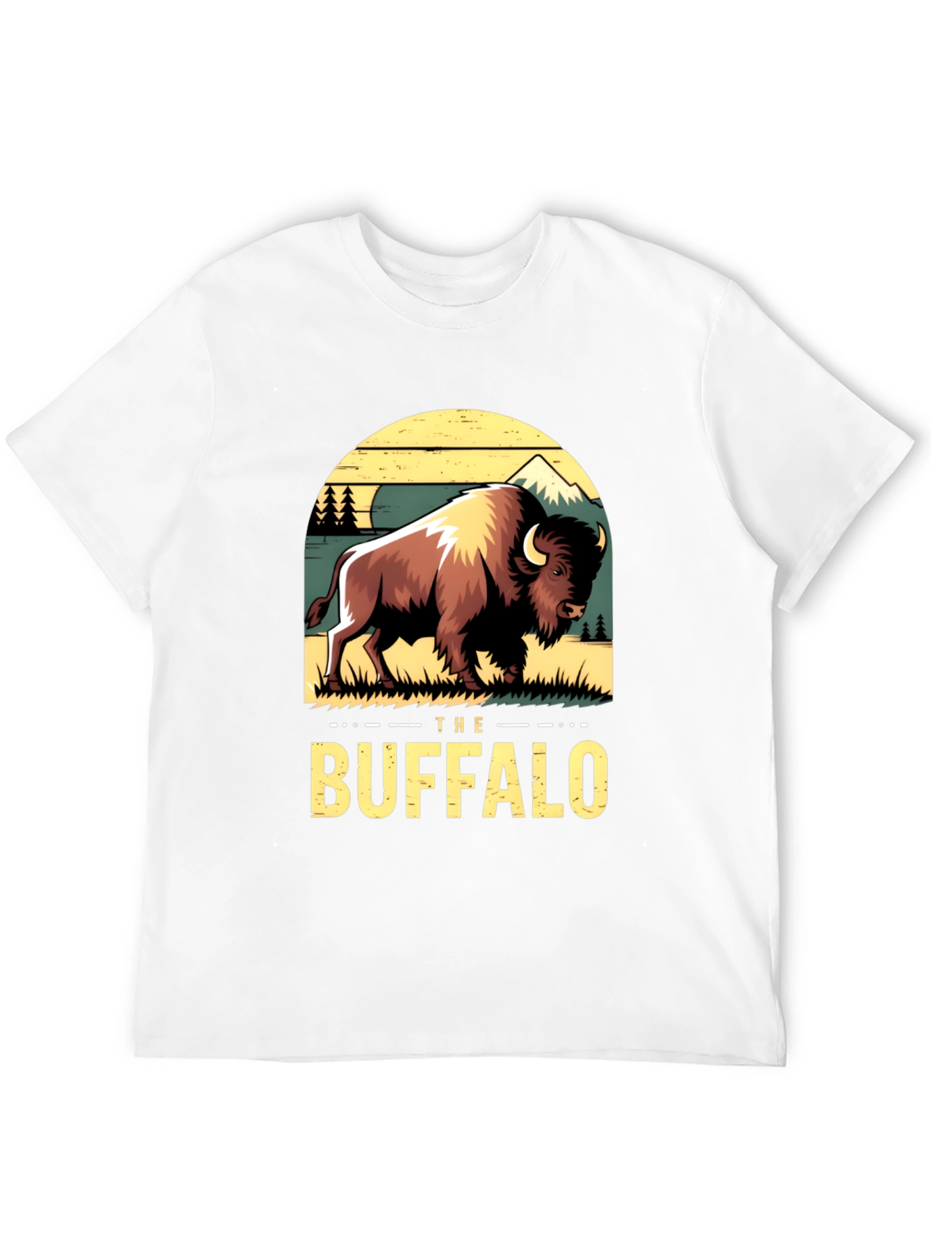 Black The Buffalo Graphic Tee view 12