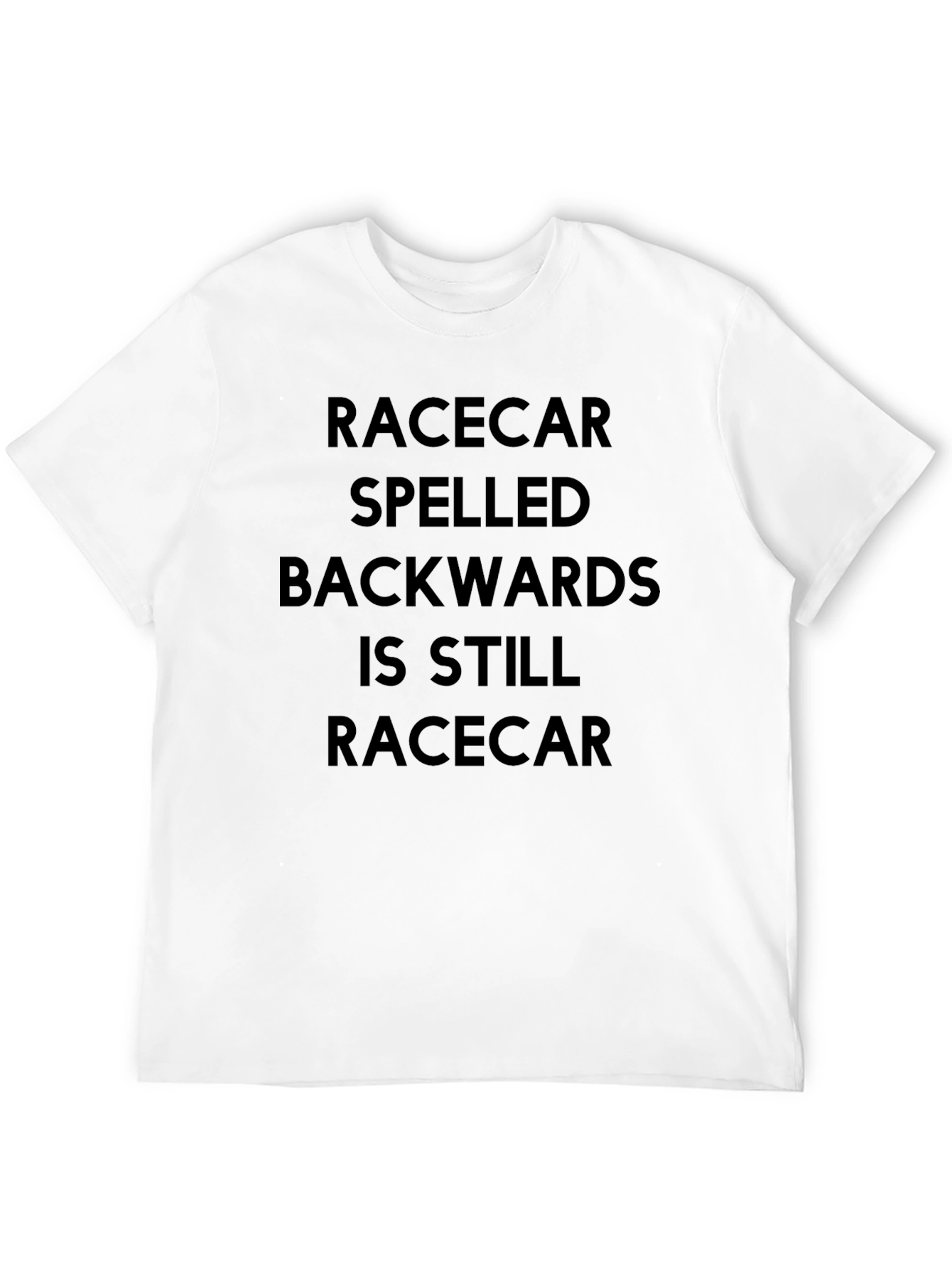 Black Racecar Palindrome T-Shirt - Funny Wordplay Tee view 12
