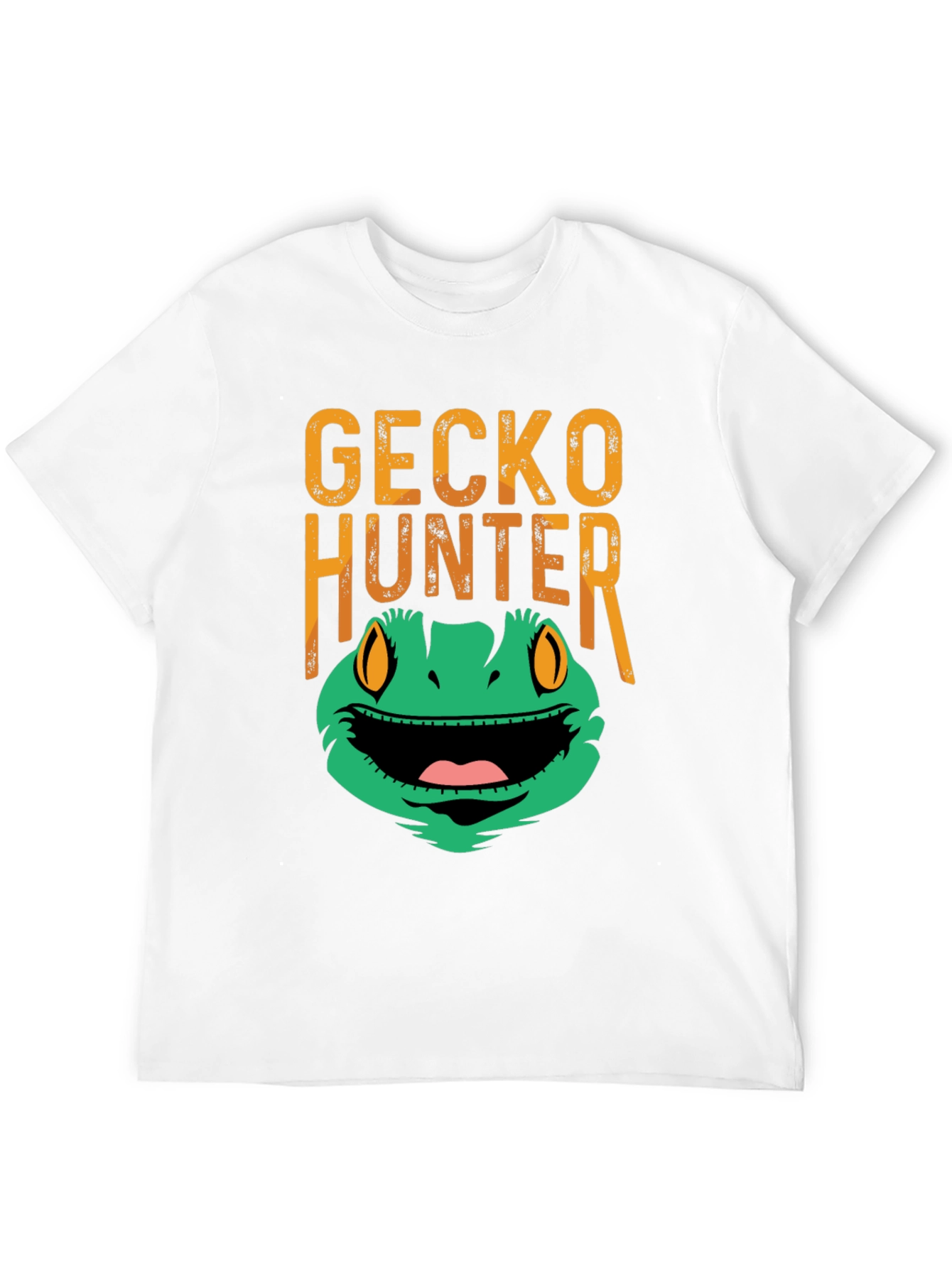 Black Gecko Hunter Funny Graphic Tee view 12