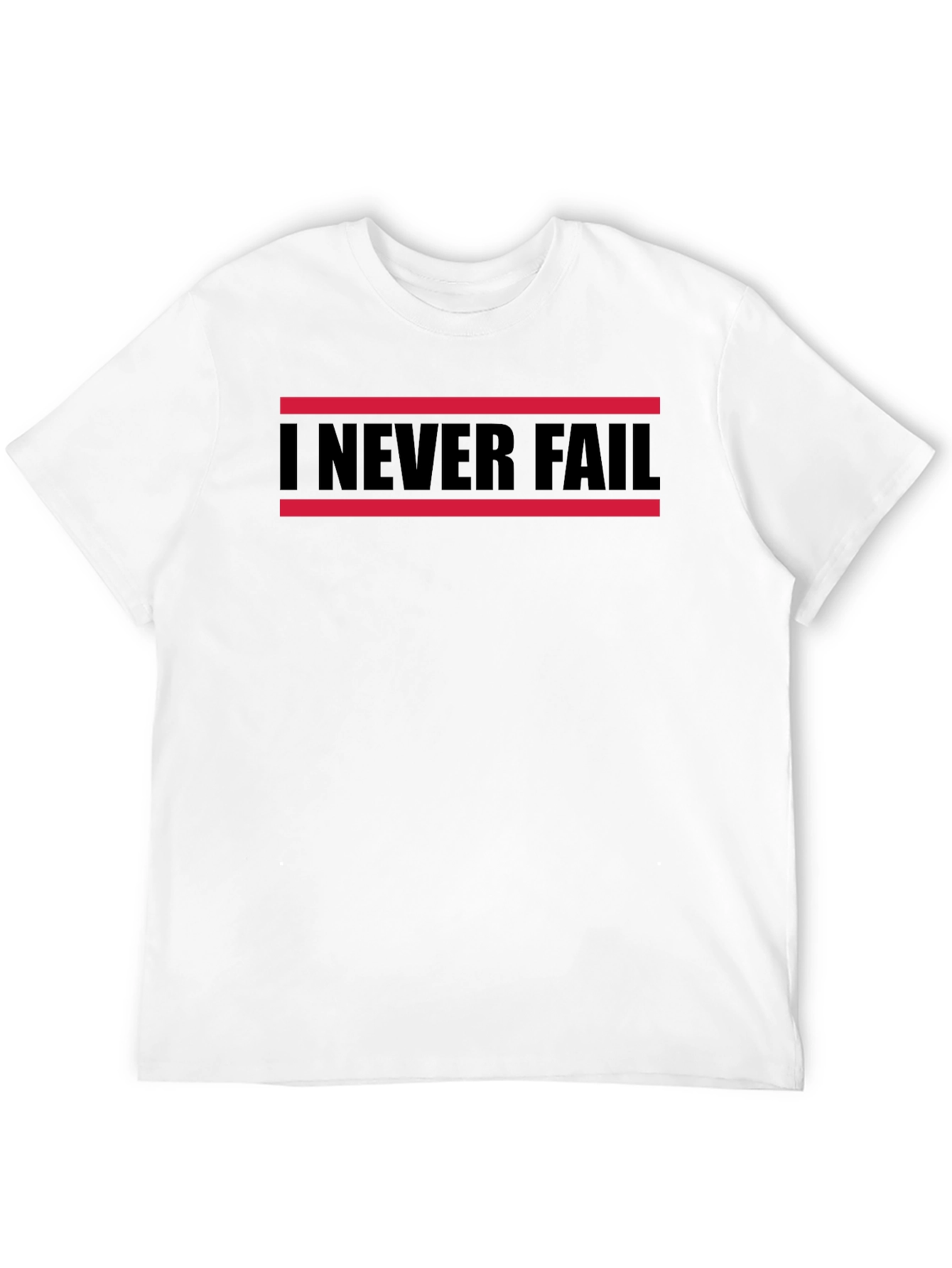 Black I Never Fail Graphic Tee - Black view 12