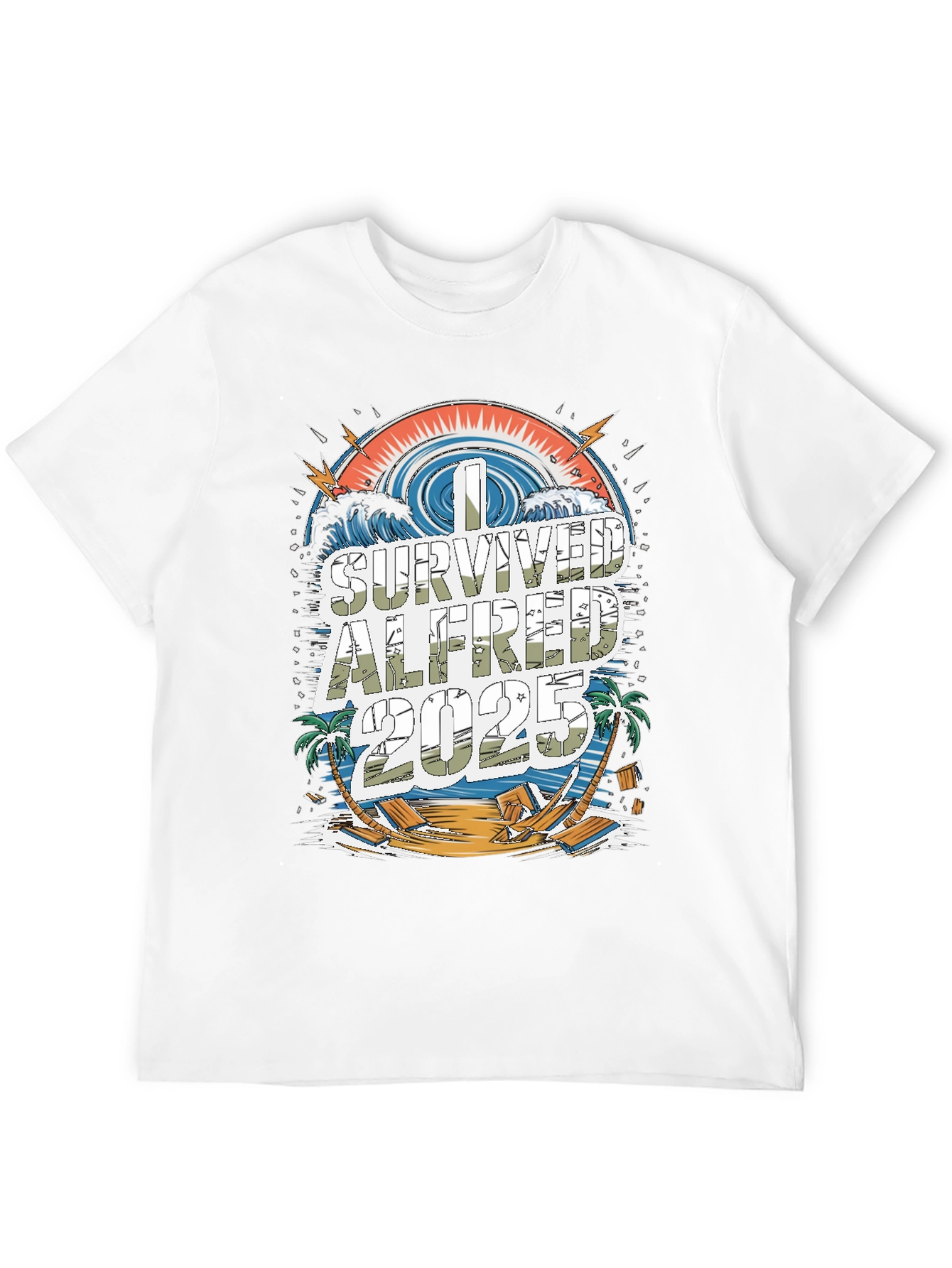 Black I Survived Alfred 2025 Graphic Tee view 12