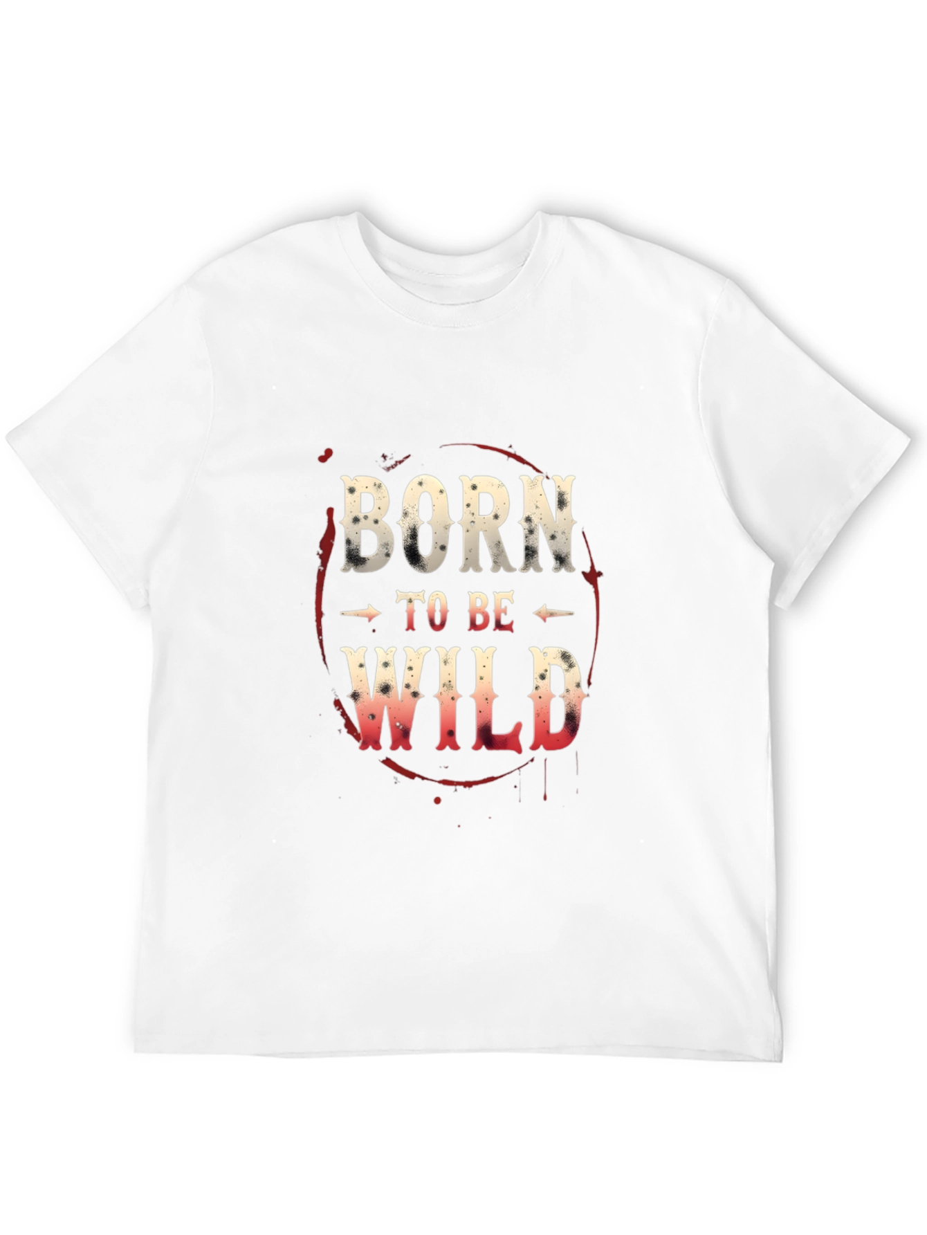 Black Born to be Wild Graphic Tee - Black view 12