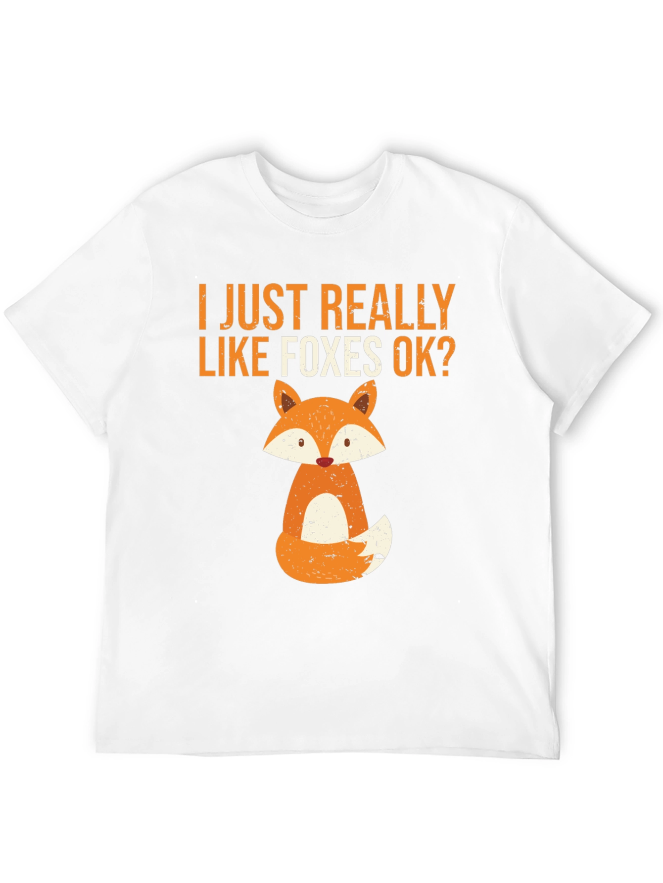 Black I Just Really Like Foxes T-Shirt view 12