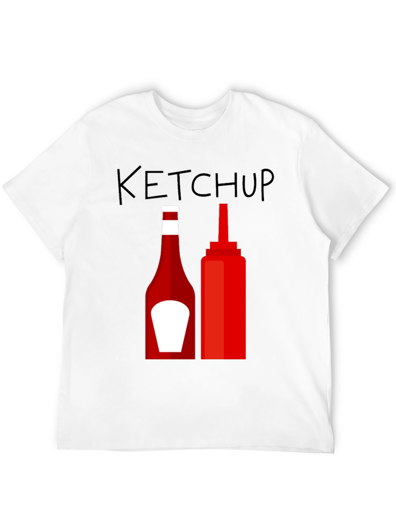 Black Ketchup T-Shirt - Funny Graphic Tee view 12