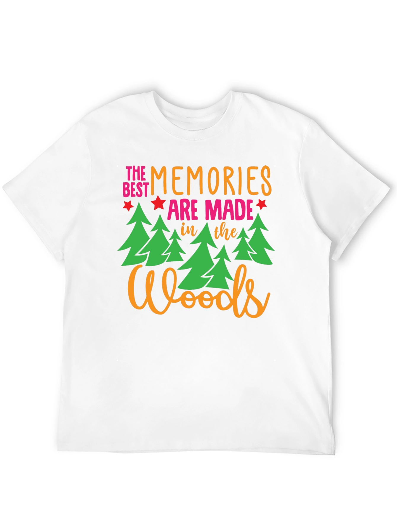Black Woods Memories Graphic Tee view 12