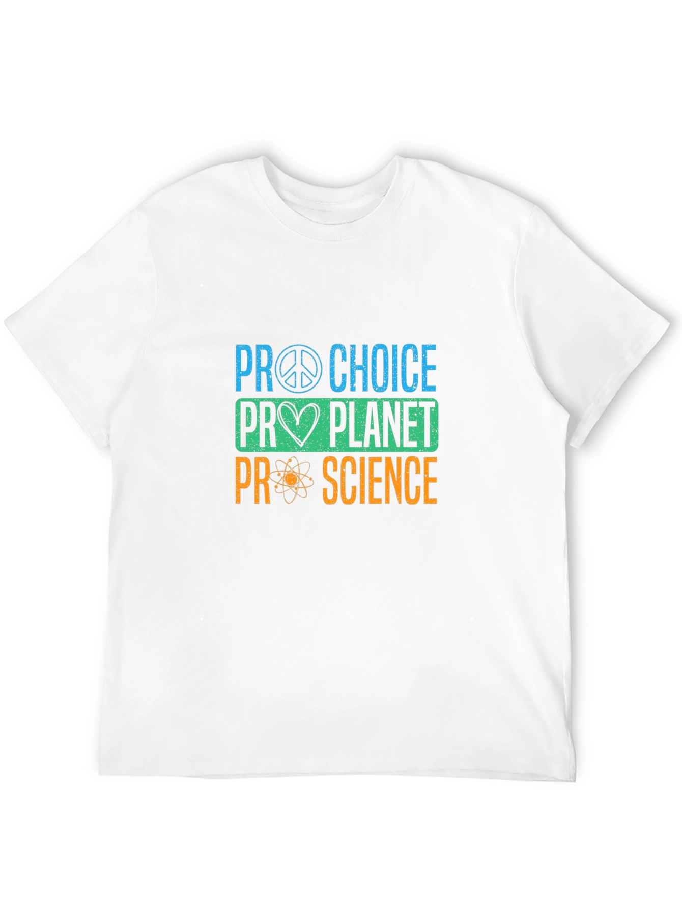 Black Pro Choice, Planet, Science Graphic Tee view 12