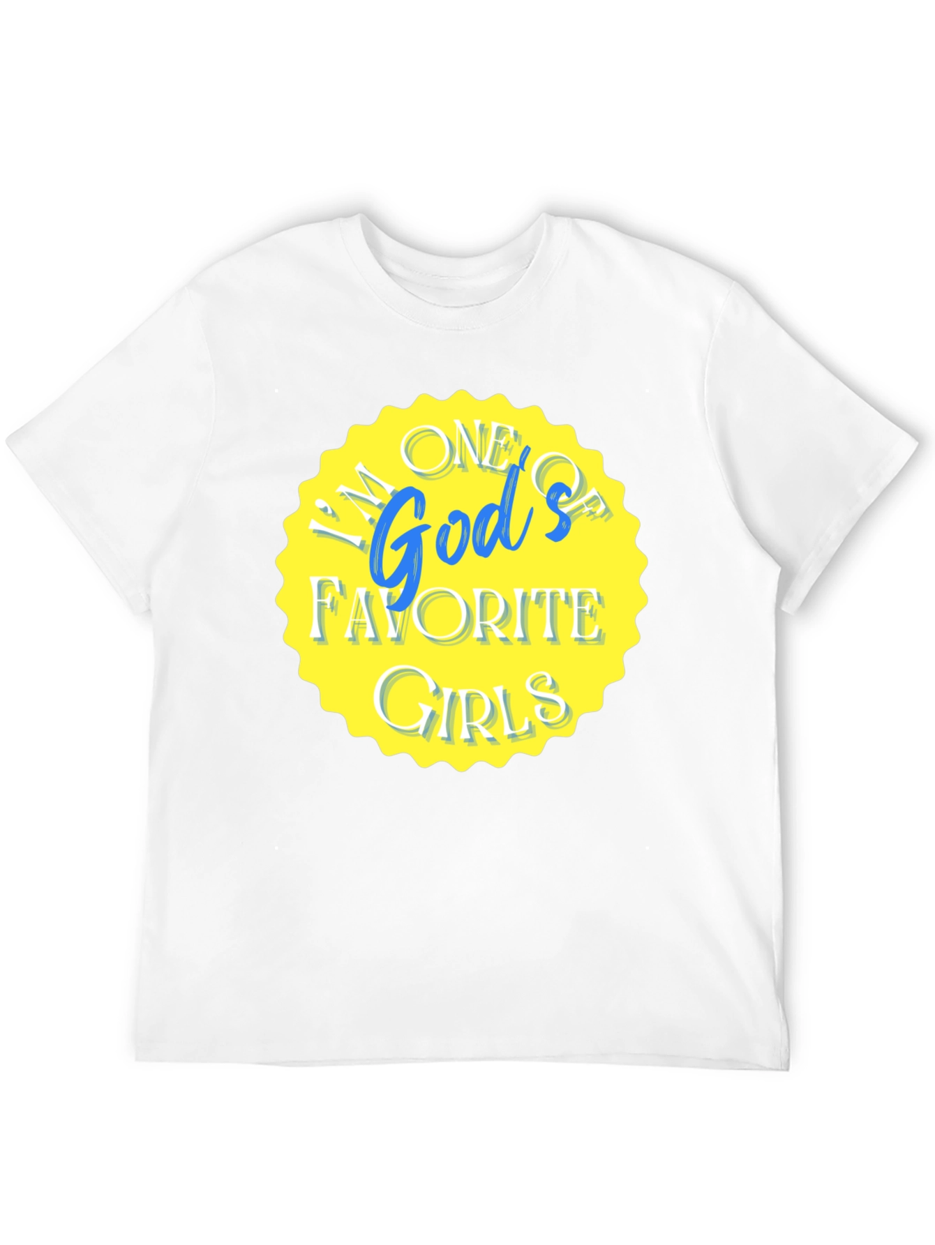 Black God's Favorite Girls Graphic Tee view 12