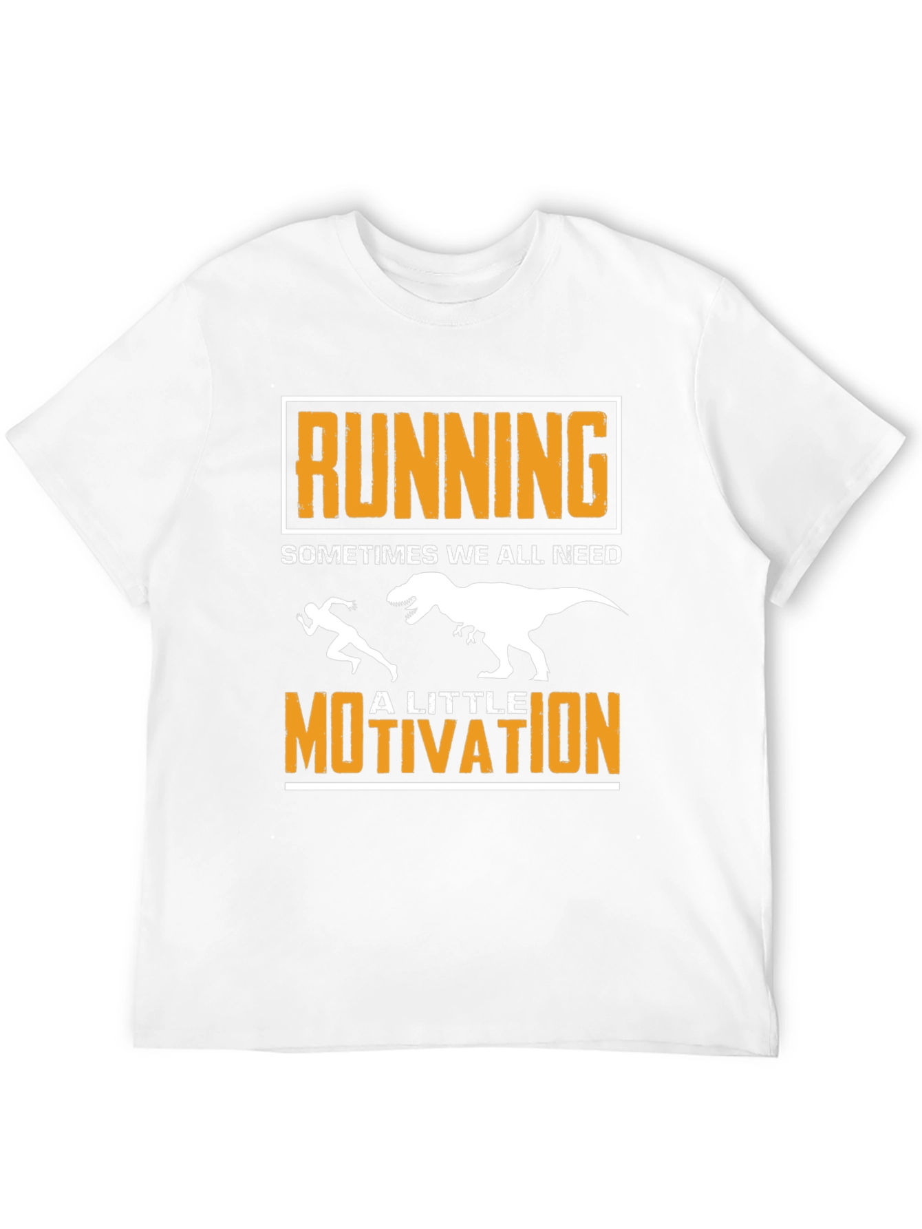 Black Running Motivation T-Shirt Funny Dino Tee view 12