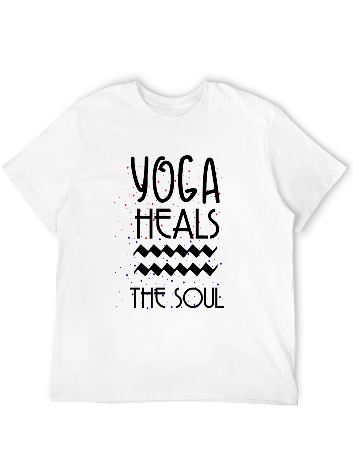 Black Yoga Heals the Soul Graphic Tee view 12