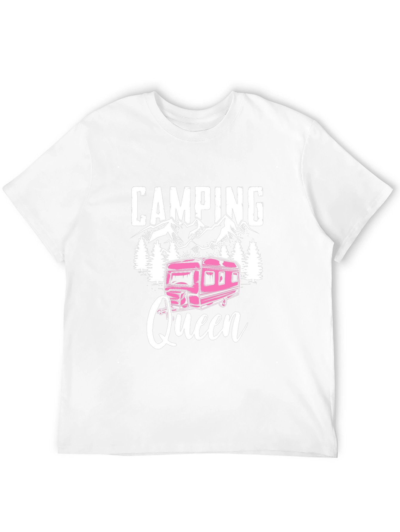 Black Camping Queen Graphic T-Shirt view 12