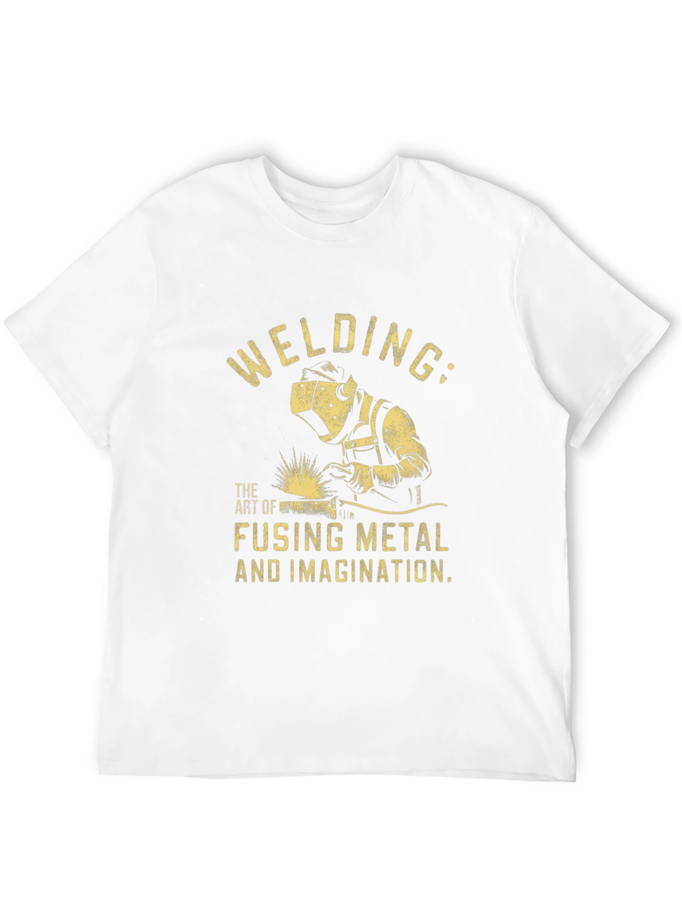 Black Welding Art T-Shirt: Fusing Metal & Imagination view 12