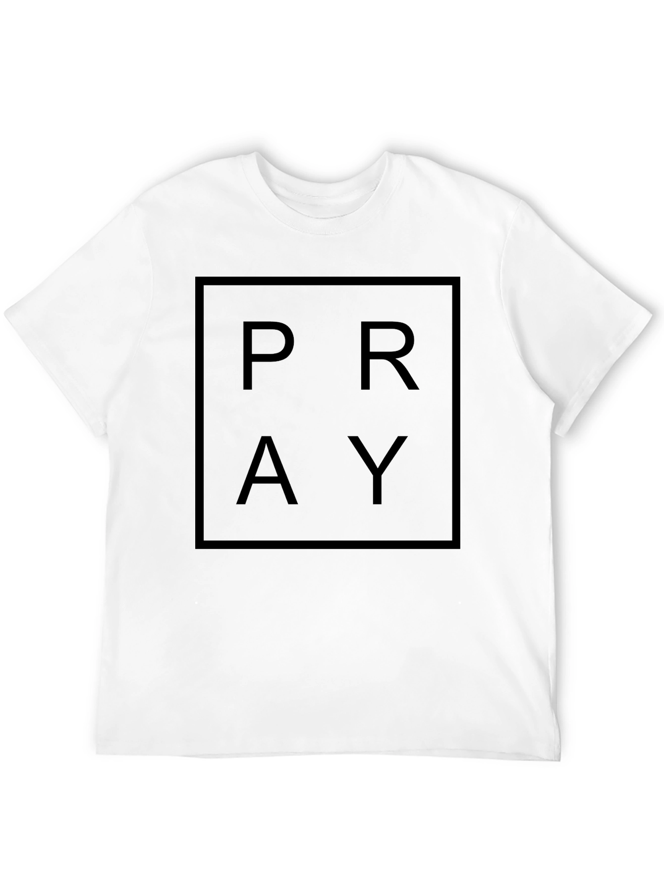 Black Pray Graphic T-Shirt - Soft Cotton Blend view 12