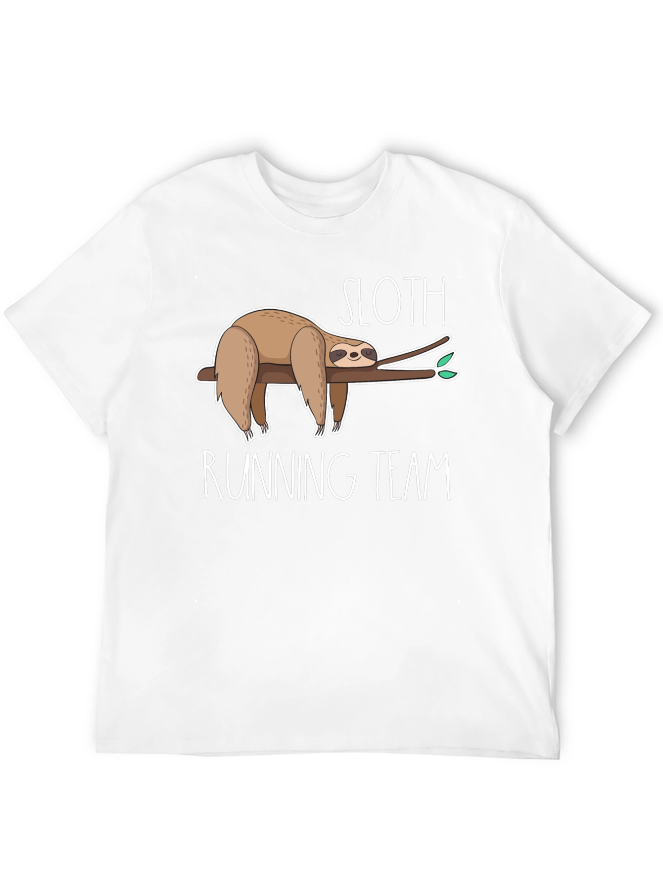 Black Sloth Running Team Graphic Tee view 12