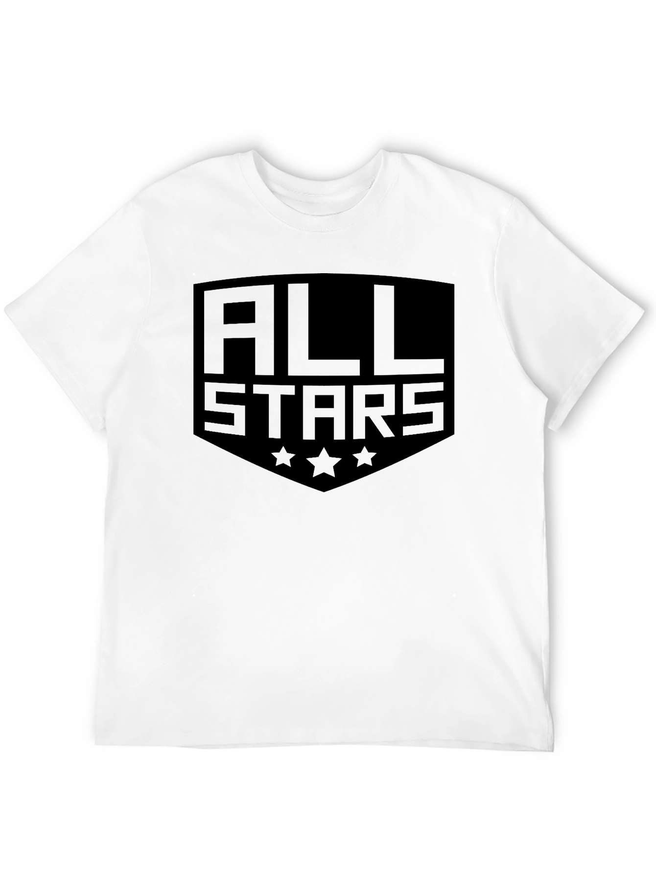 Black All Stars Black Graphic Tee Shirt view 12