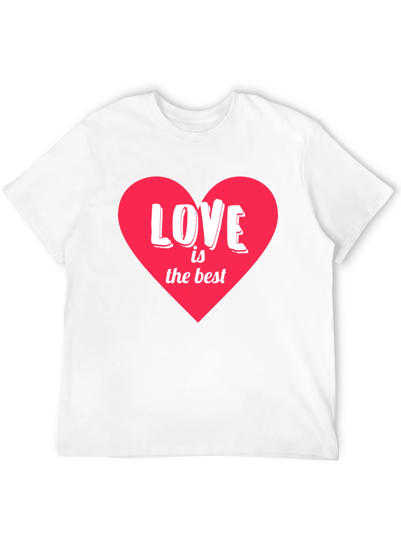 Love is the Best Heart Graphic T-Shirt - 12
