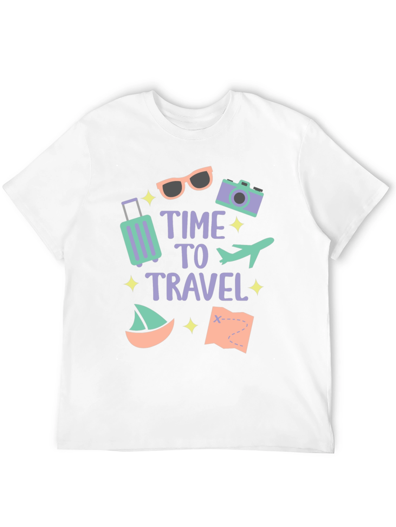 Black Time to Travel T-Shirt view 12