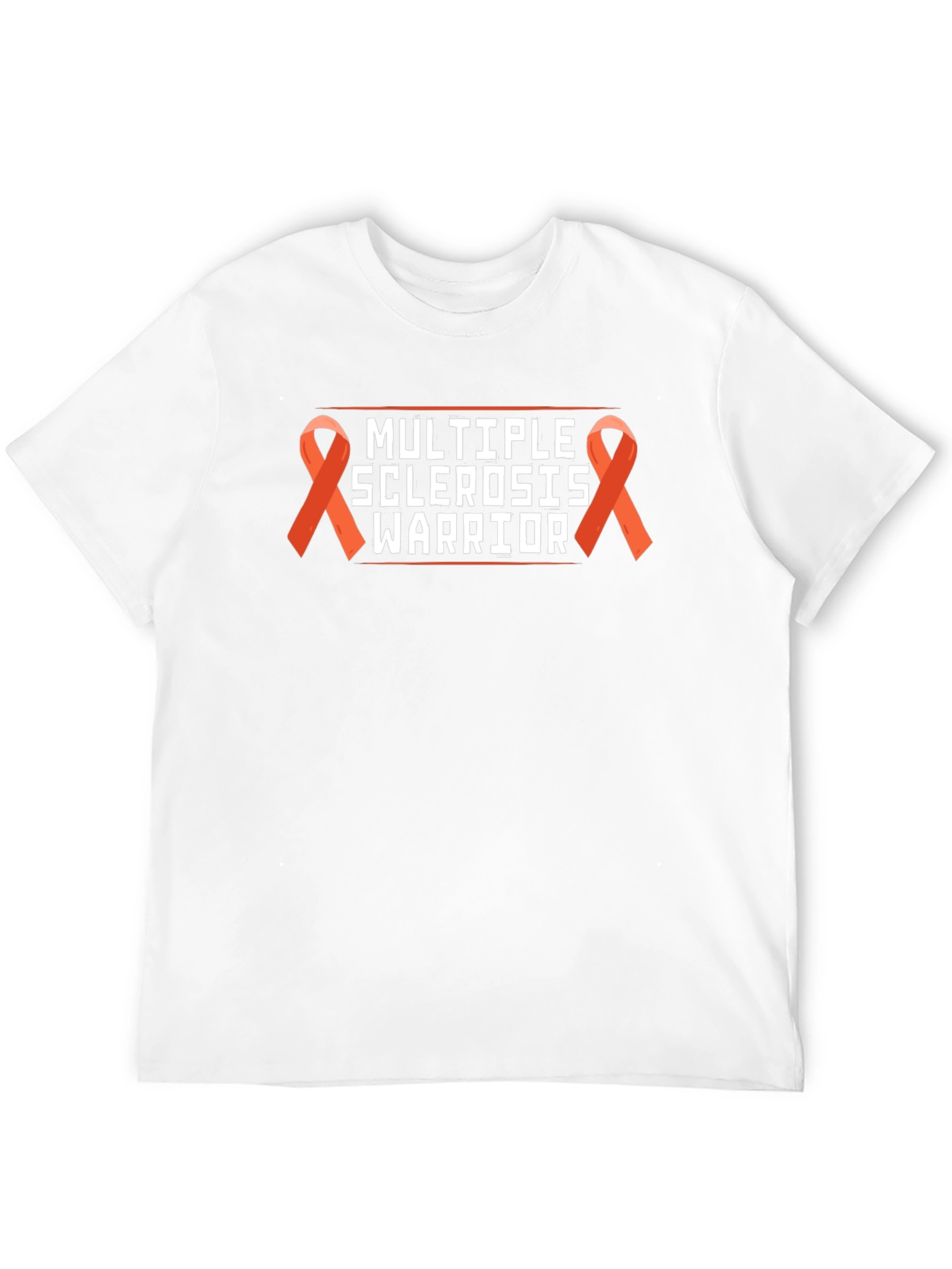 Black Multiple Sclerosis Warrior Awareness T-Shirt view 12