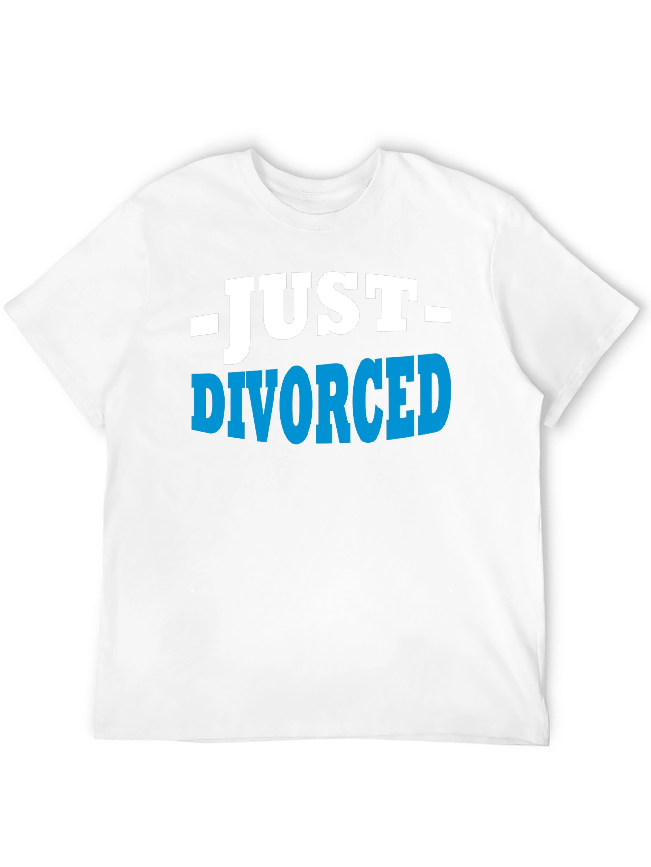 Black Just Divorced T-Shirt - Humorous Breakup Tee view 12