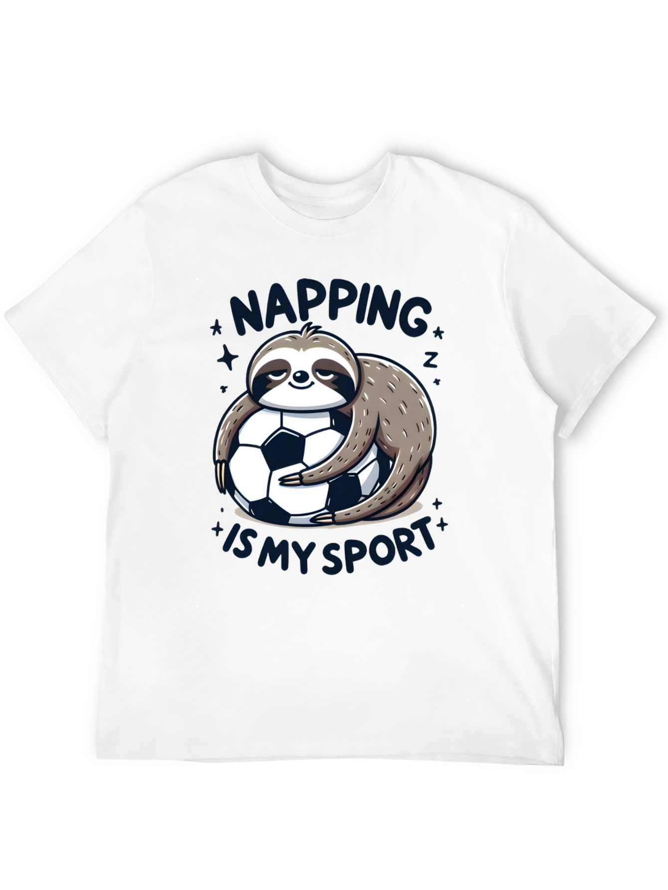 Black Napping is My Sport Sloth T-Shirt view 12
