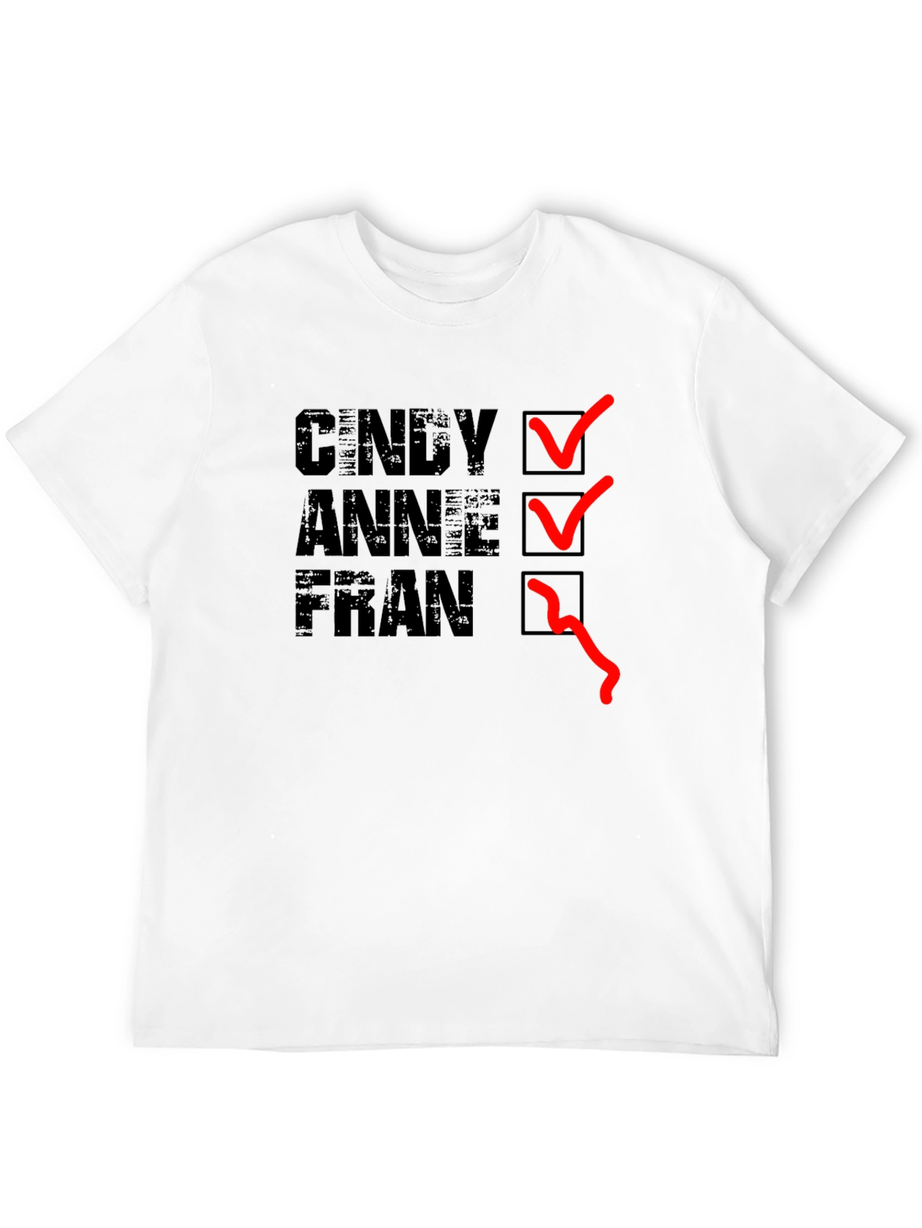 Black Cindy Anne Fran T-Shirt - Black Graphic Tee view 12