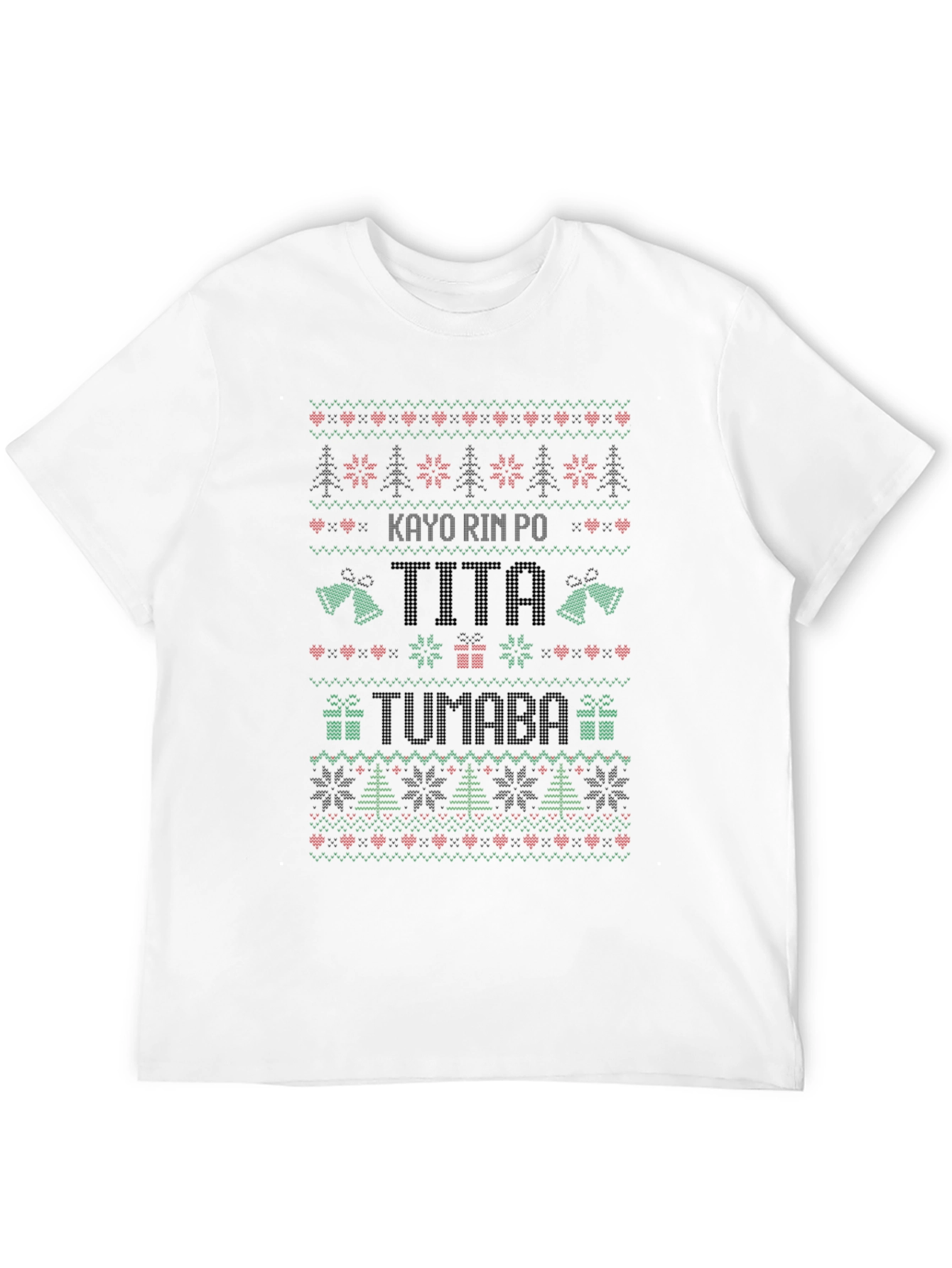 Tita Tumaba Ugly Christmas Sweater T-Shirt - 12