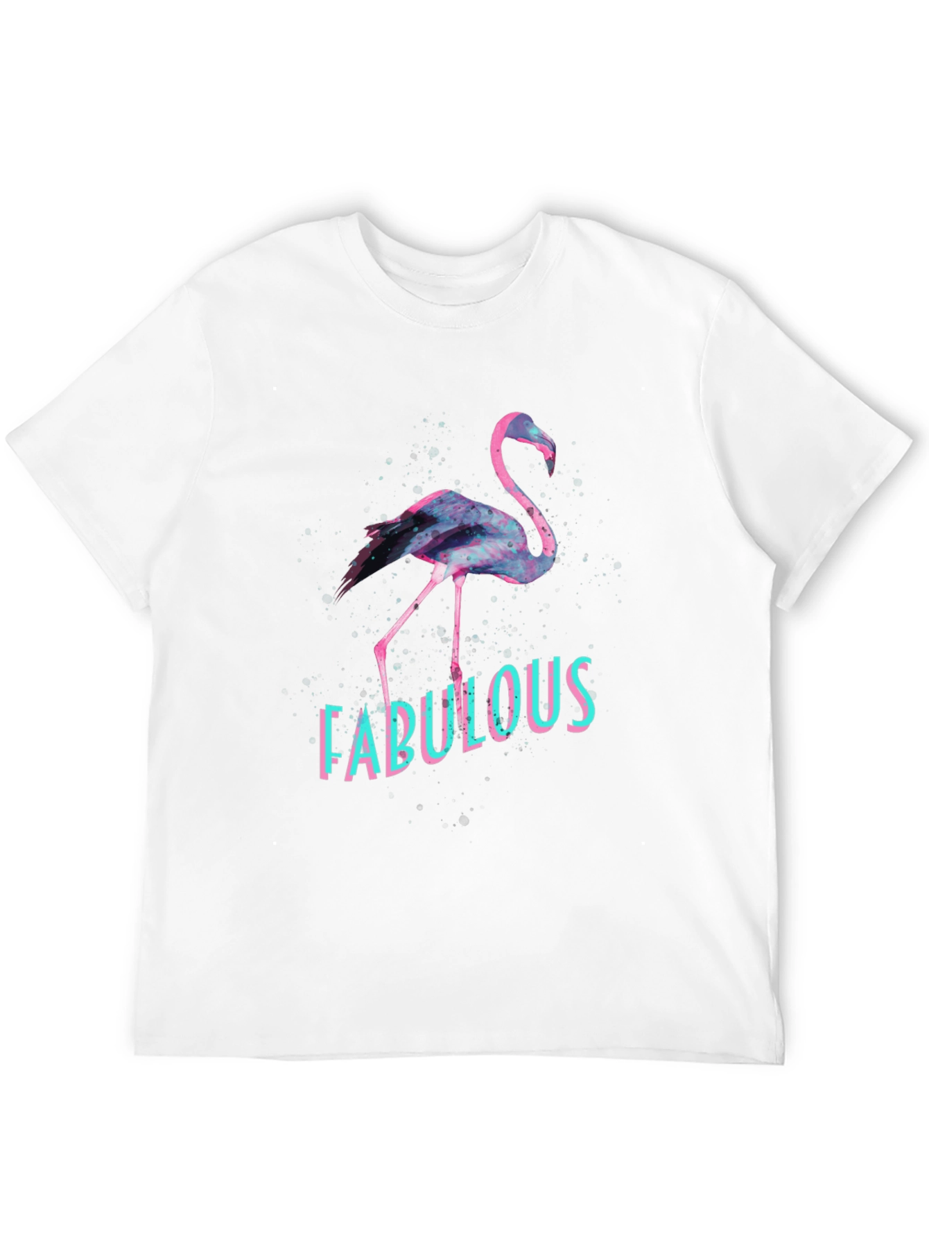 Black Fabulous Flamingo Graphic Tee - Black view 12