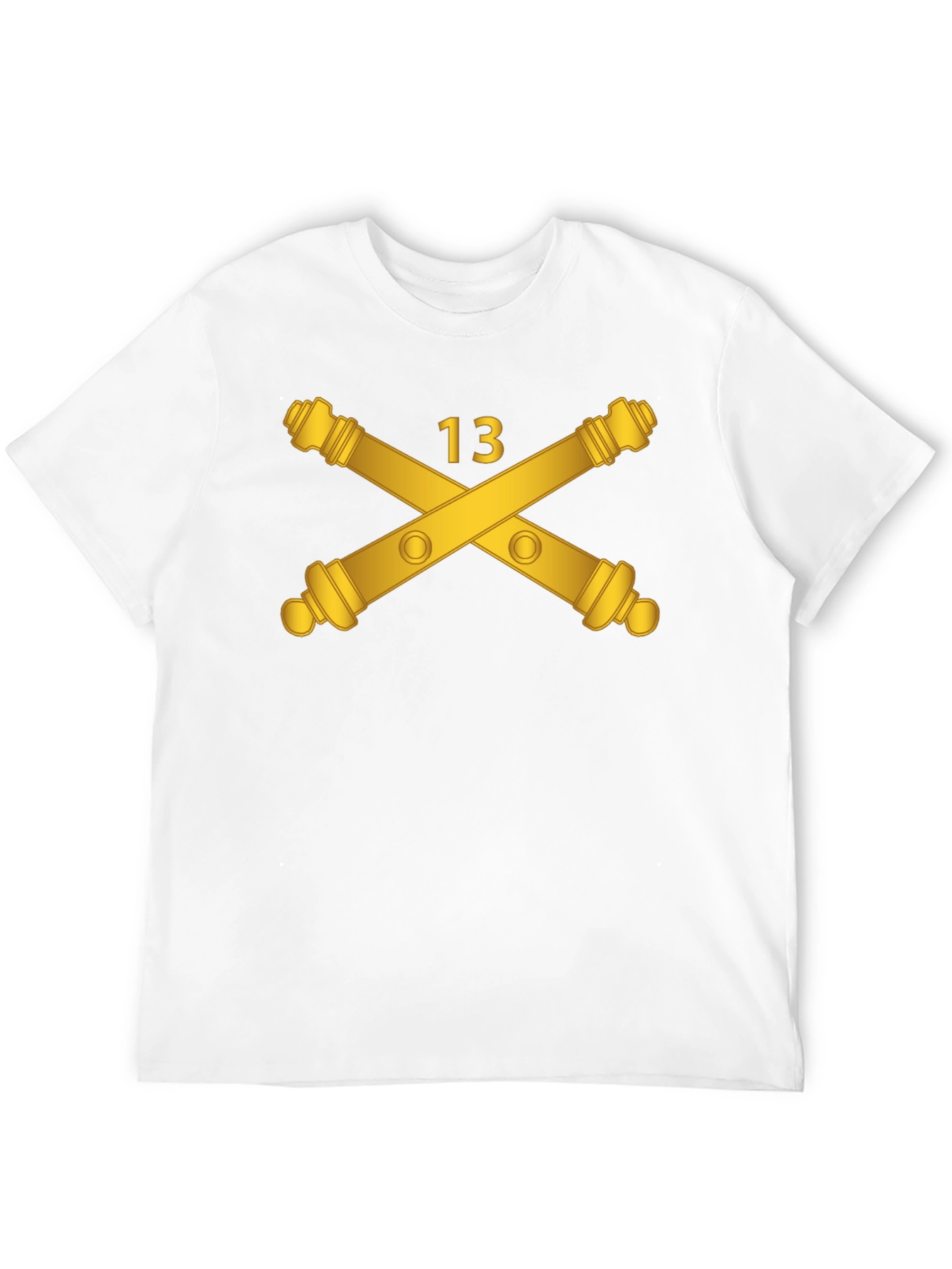 Black Artillery 13 T-Shirt - Black Cotton Tee view 12