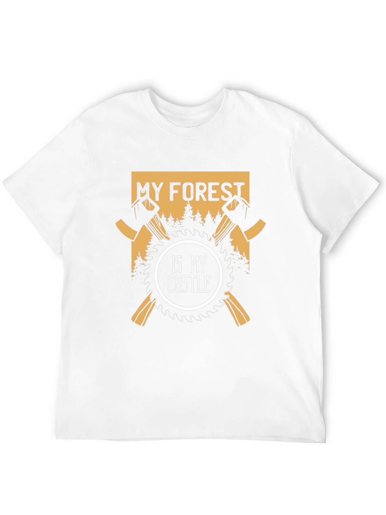 Black My Forest Is My Castle Graphic Tee view 12