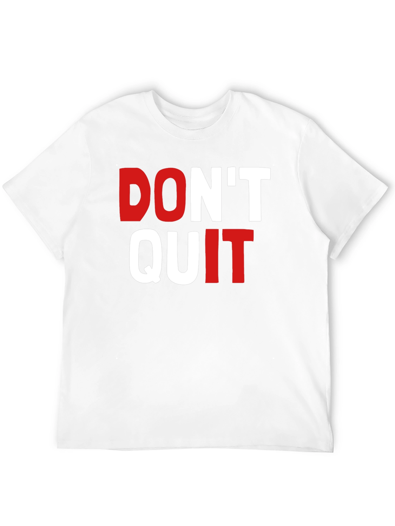 Black Don't Quit Graphic Tee - Motivational Shirt view 12