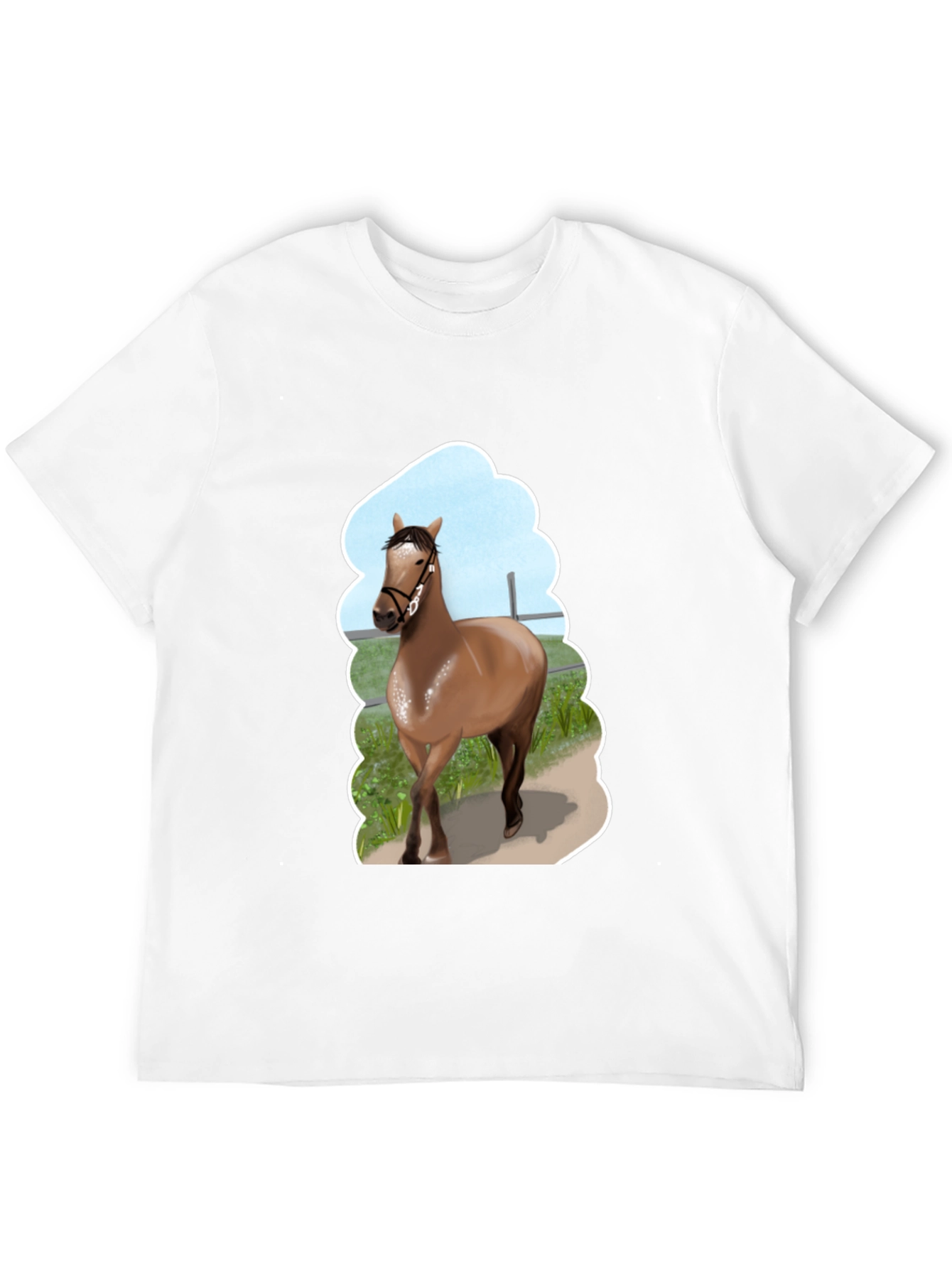 Black Horse Graphic Tee - Stylish Unisex Design view 12