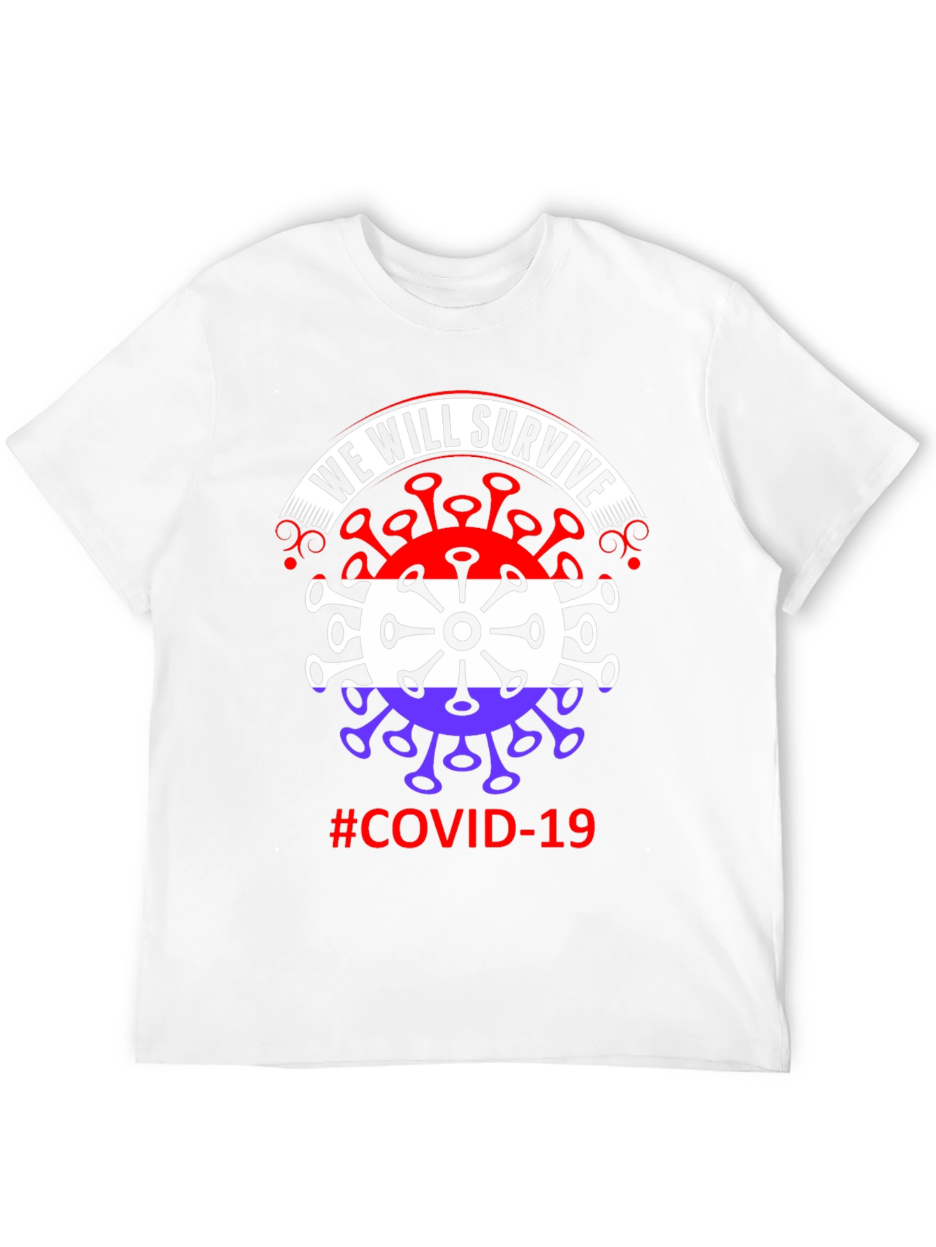 Black We Will Survive COVID-19 Graphic Tee view 12