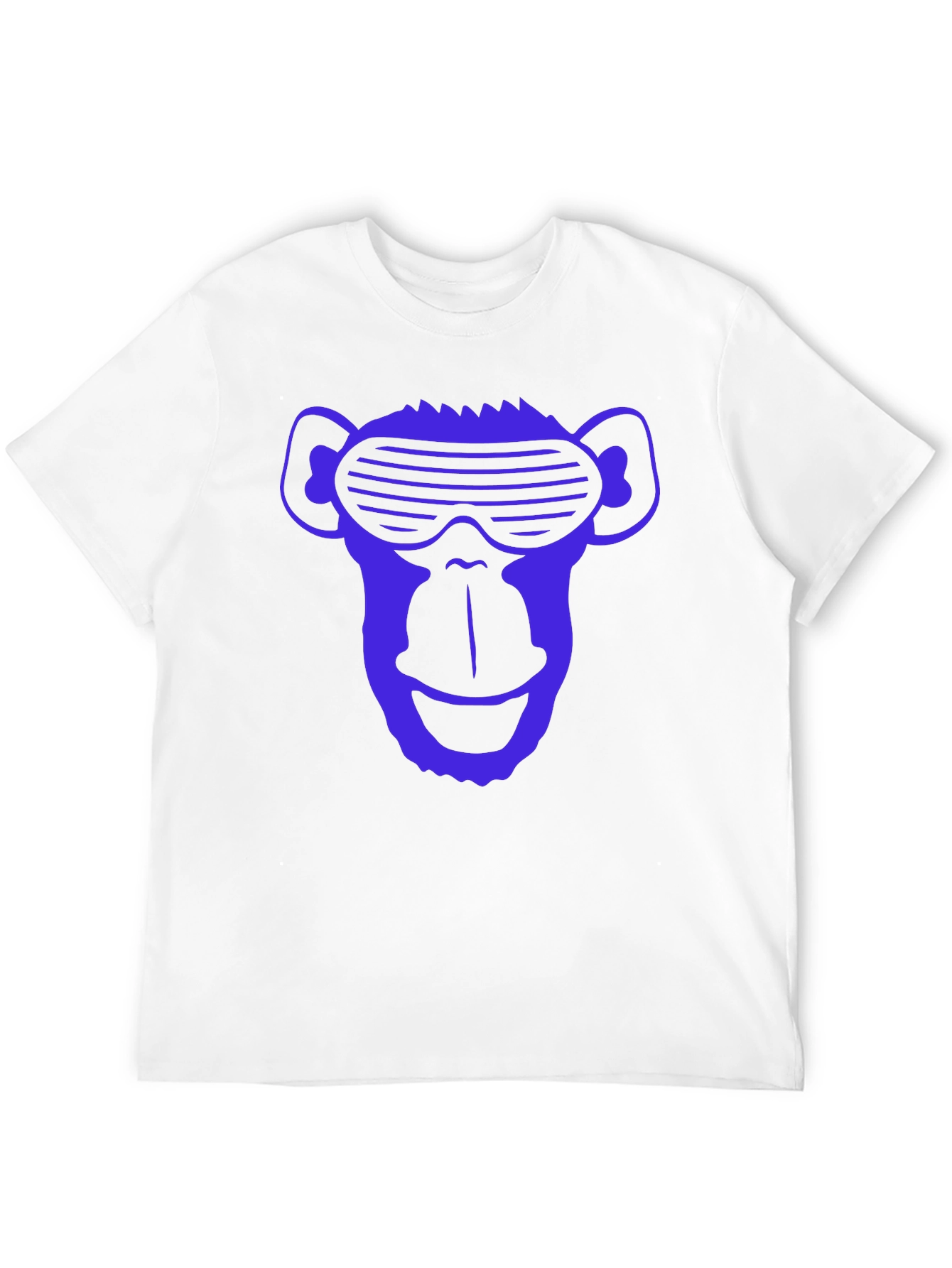 Black Cool Ape Graphic Tee - Black Cotton Blend Shirt view 12