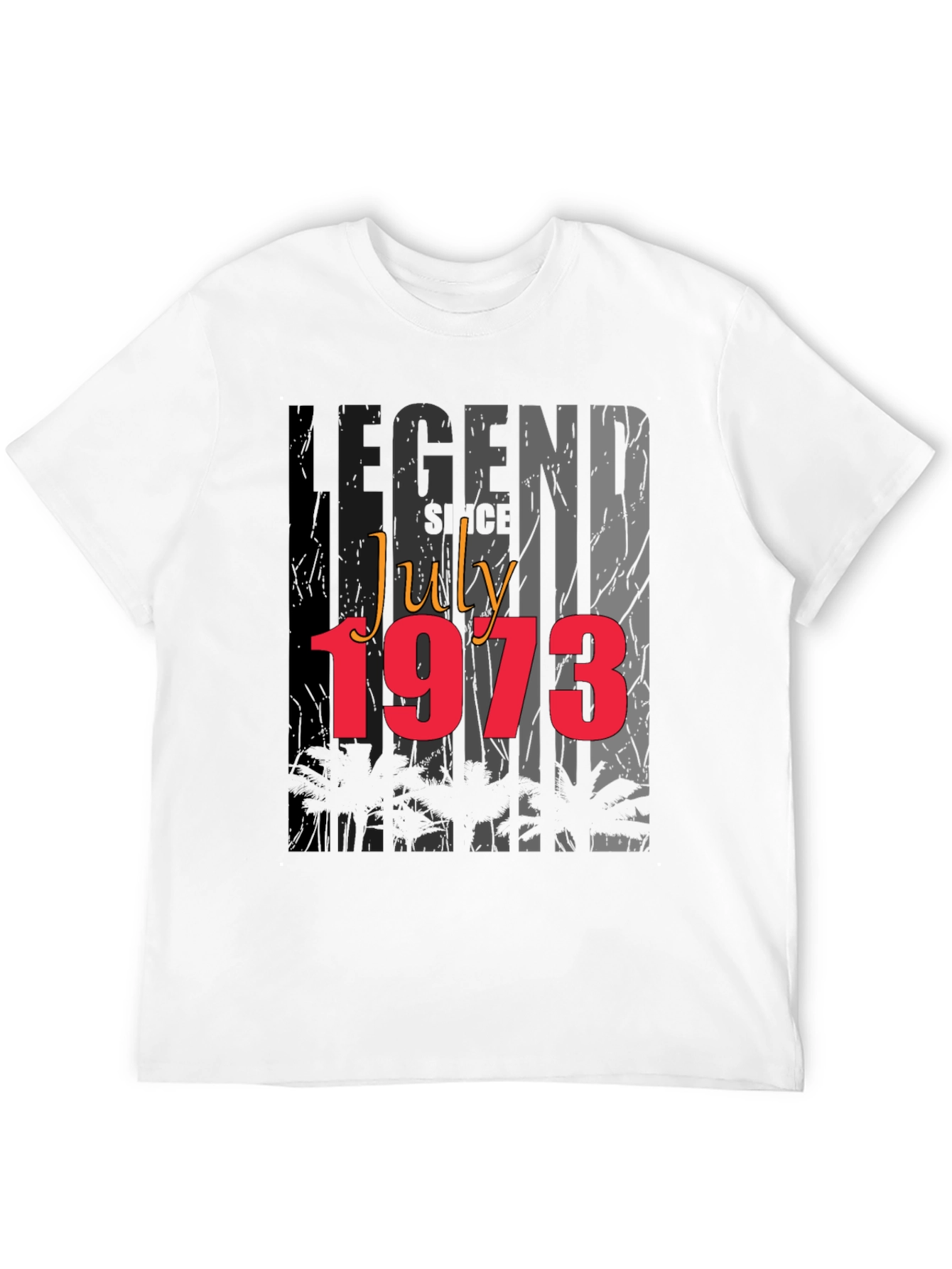 Black Legend Since July 1973 Graphic T-Shirt view 12