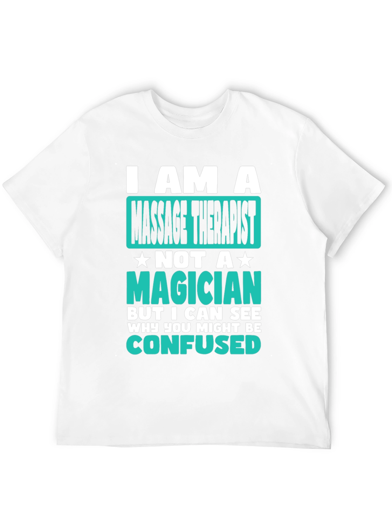 Black Massage Therapist T-Shirt Funny Magician Gift view 12