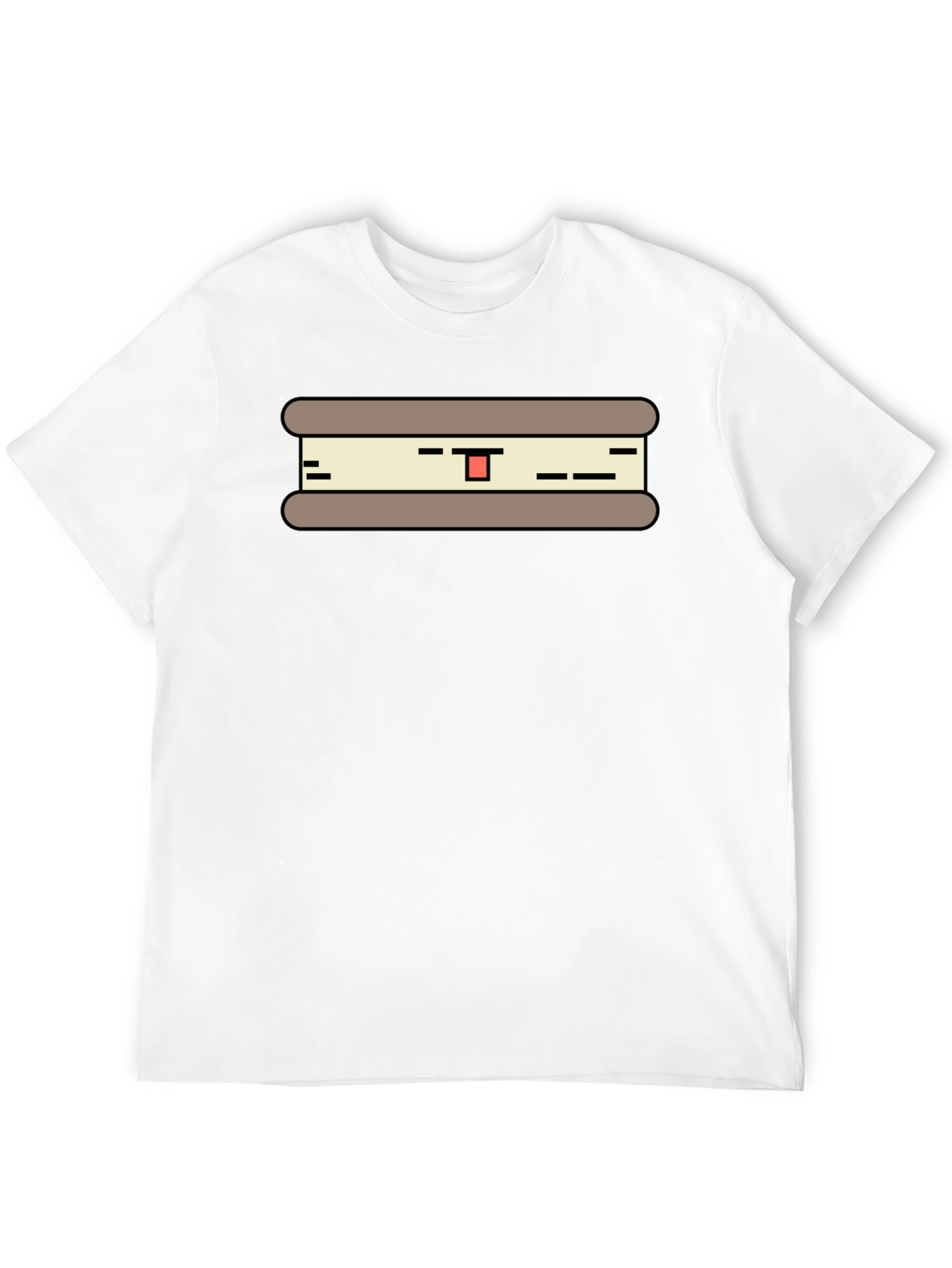Black Sandwich Graphic T-Shirt - Unisex Casual Tee view 12