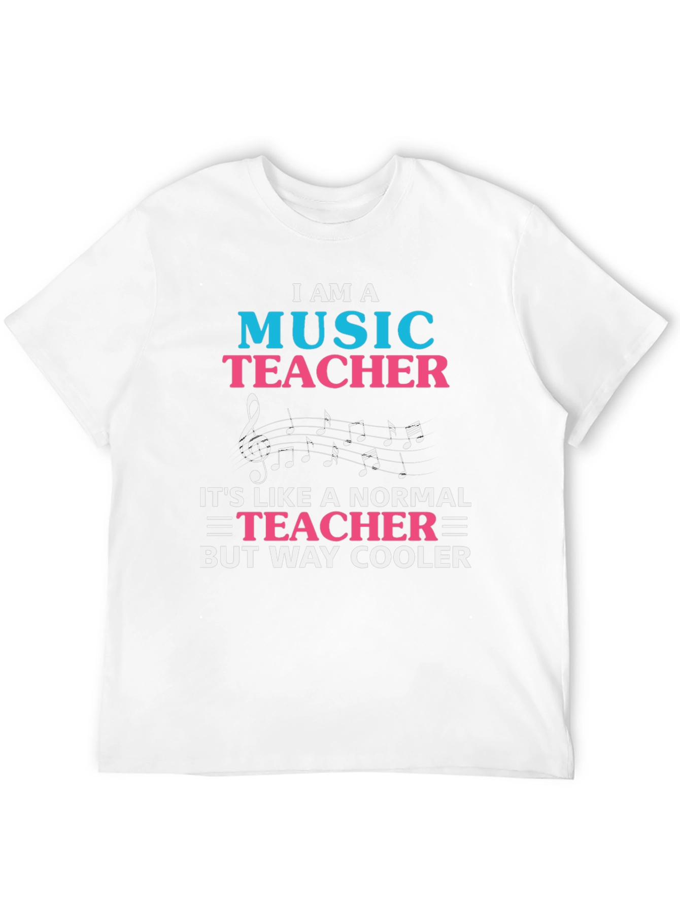 Black Music Teacher T-Shirt - Way Cooler Tee view 12