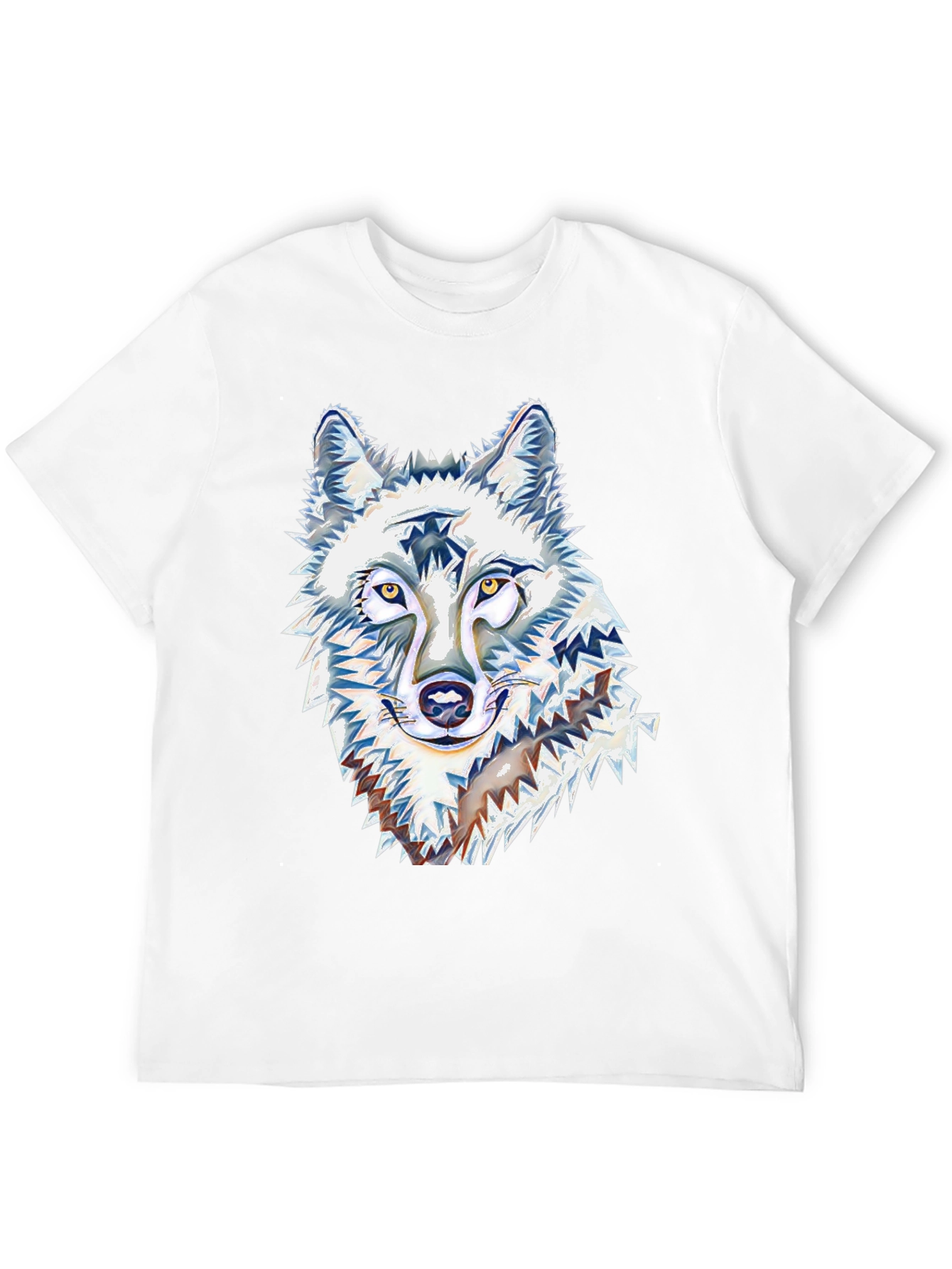 Black Wolf Graphic Tee - Black Cotton Blend view 12