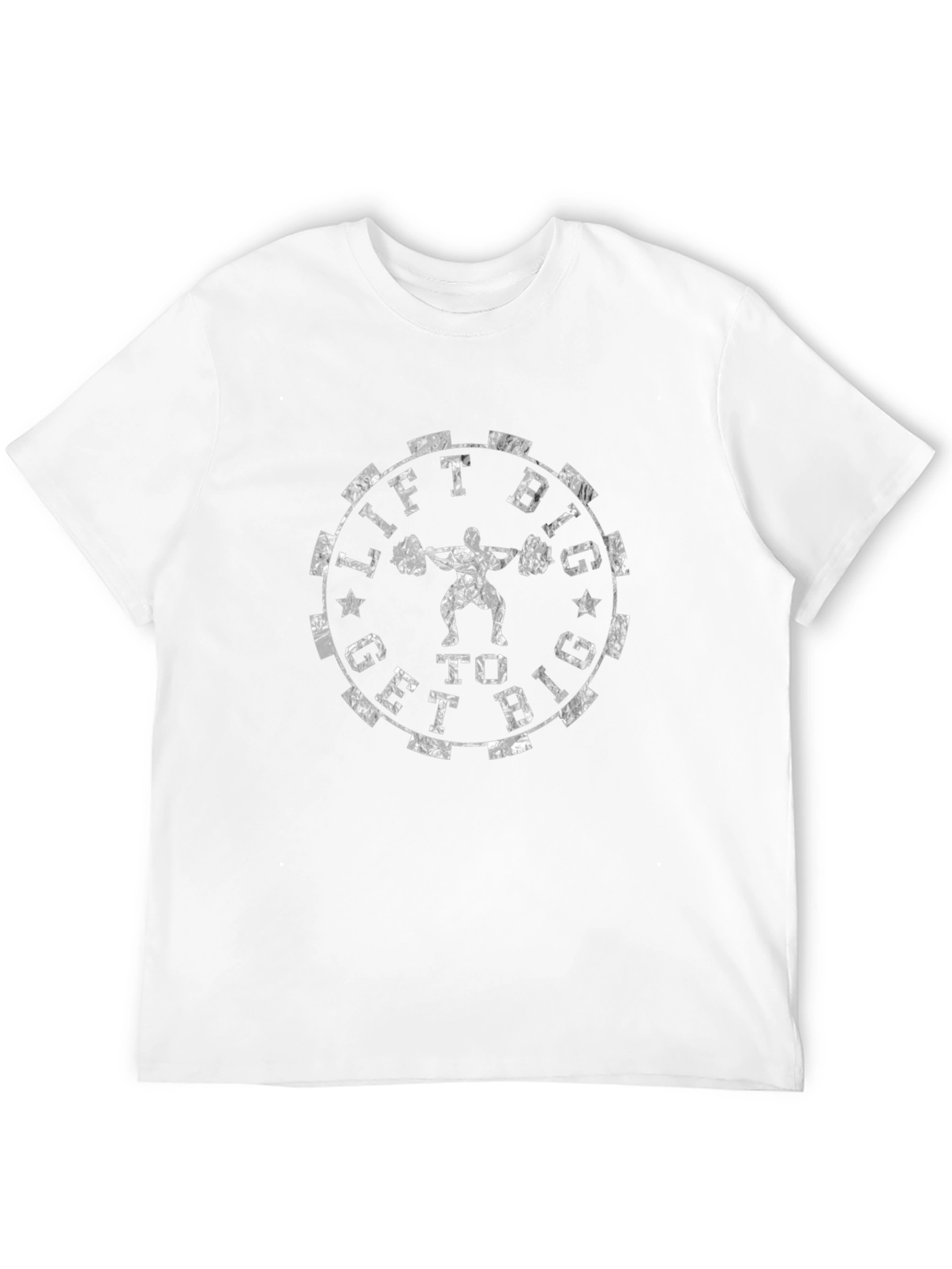 Black Lift Big to Get Big Black Graphic T-Shirt view 12