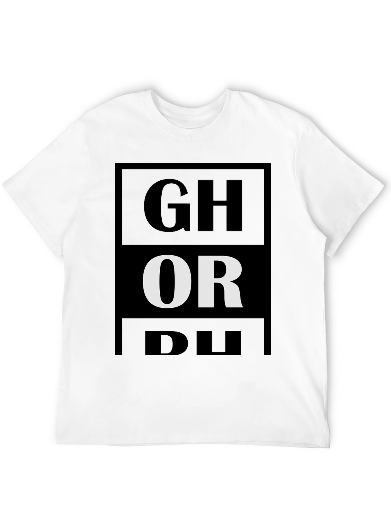 Black Ghormley T-Shirt - Black Graphic Tee view 12