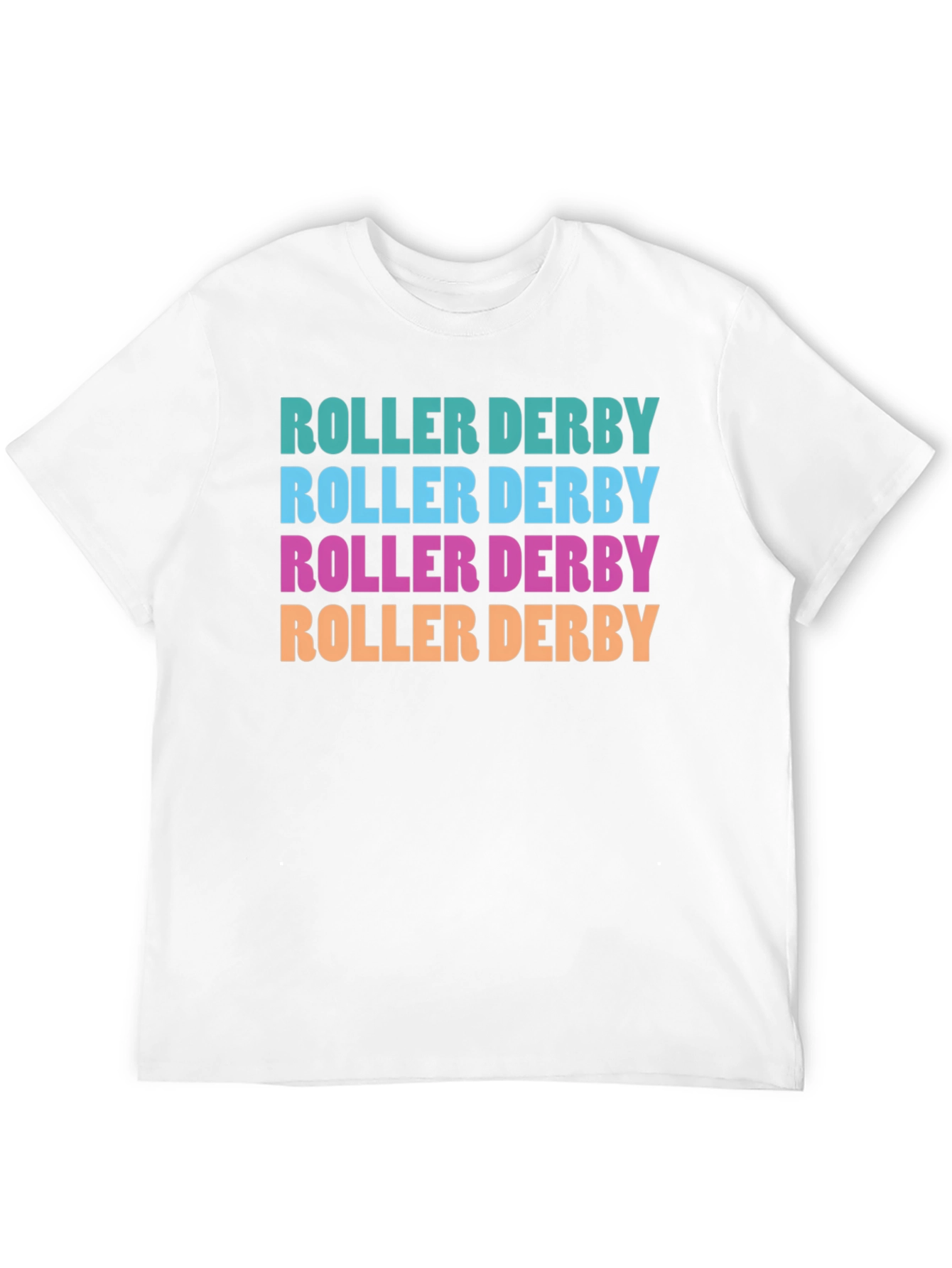 Black Roller Derby T-Shirt - Retro Design view 12